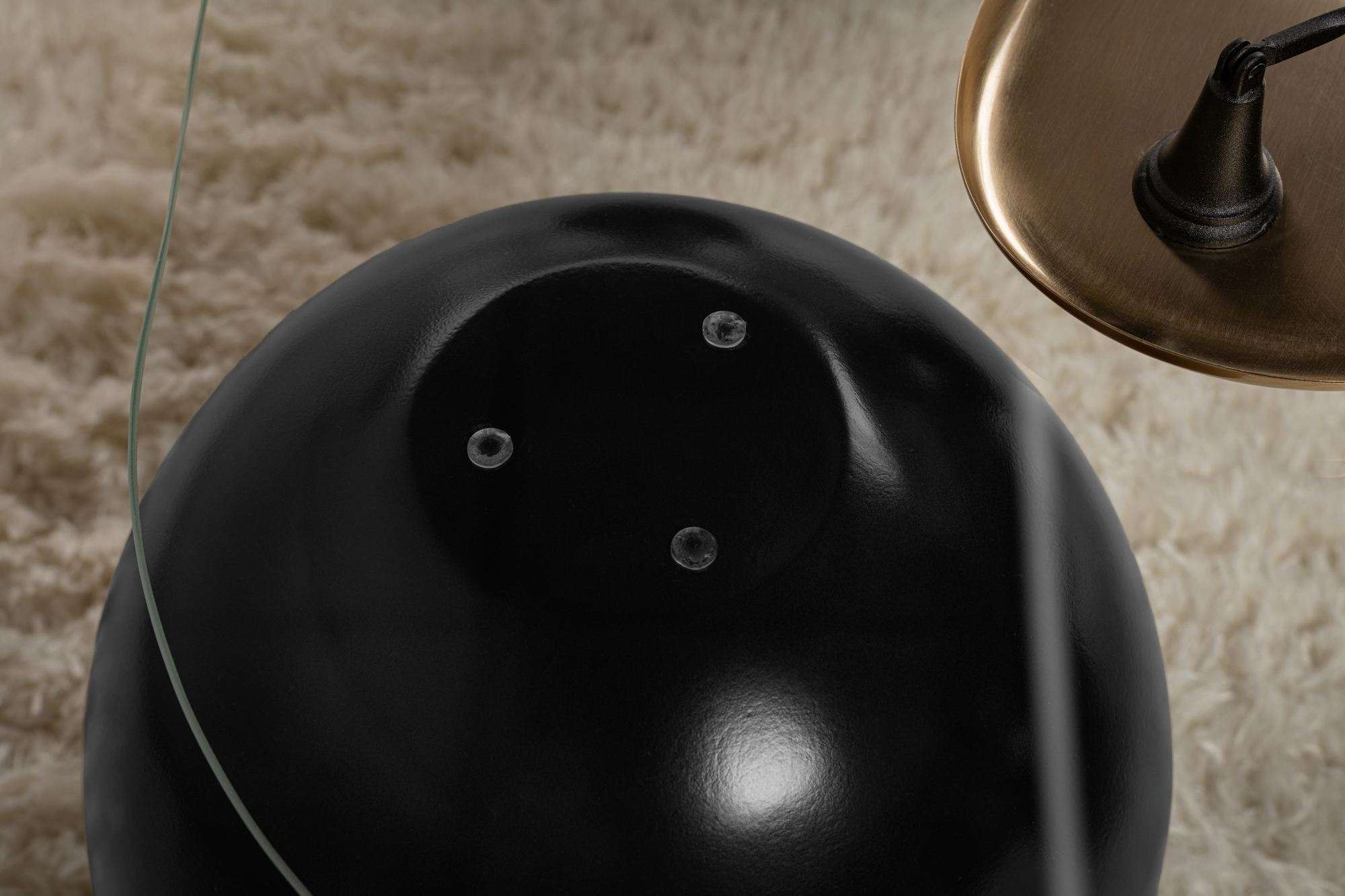 Evara - Black, Transparent in Schwarz Transparent präsentiert im Onlineshop von KAQTU Design AG. Beistelltisch ist von Nordure