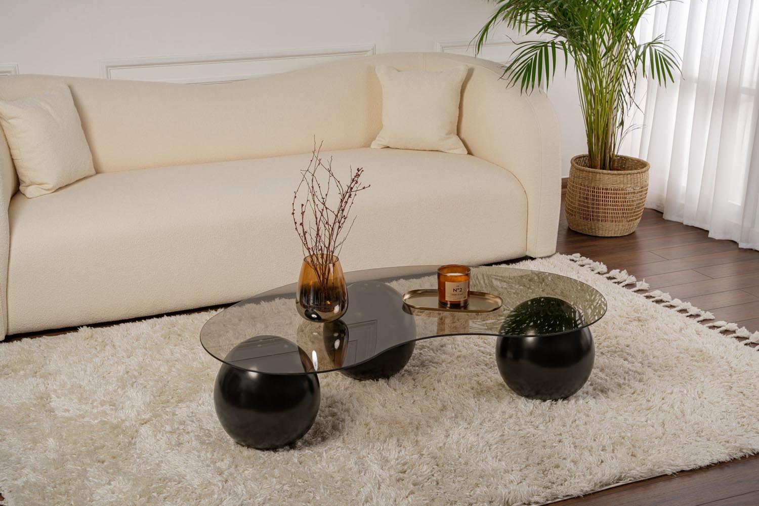 Sphere - Black, Bronze in Schwarz
 Bronze präsentiert im Onlineshop von KAQTU Design AG. Beistelltisch ist von Nordure