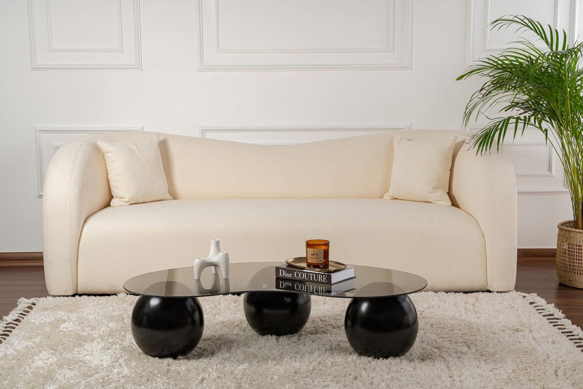 Sphere Sofatisch - Schwarz
 Grau in Schwarz / Grau präsentiert im Onlineshop von KAQTU Design AG. Couchtisch ist von Nordure