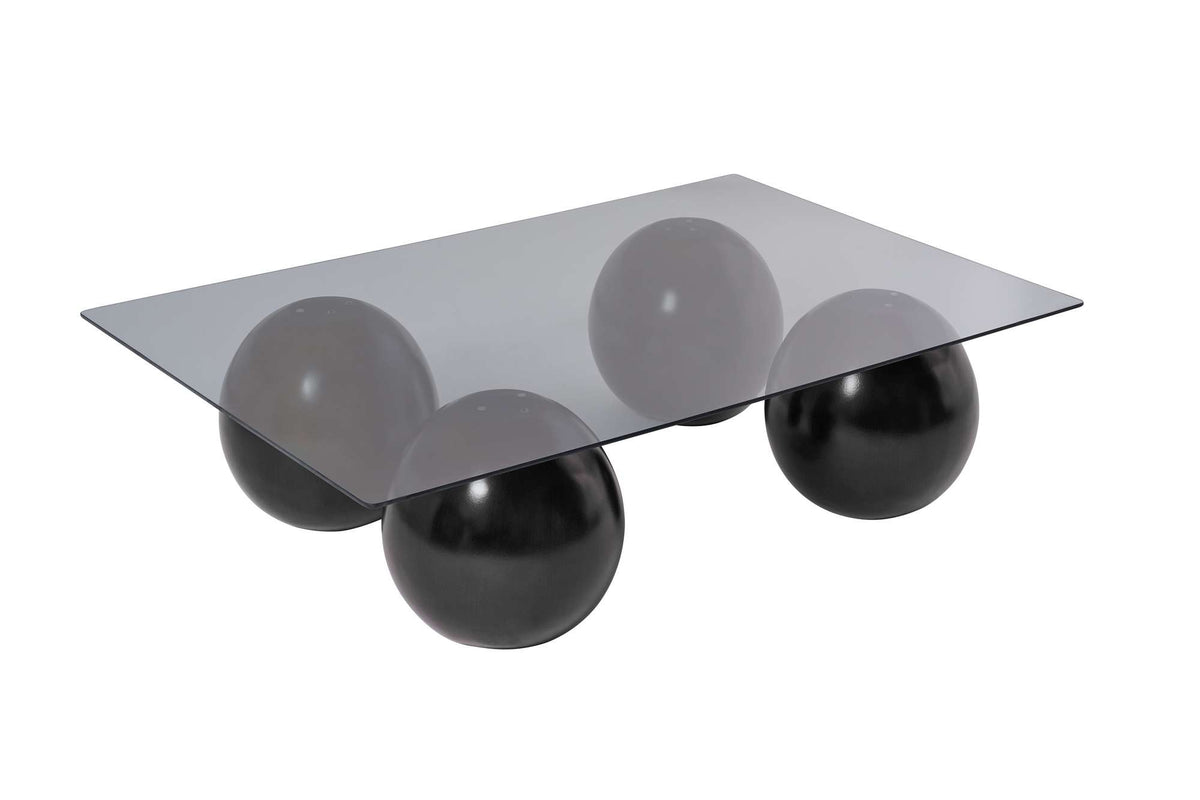 Sera Sofatisch - Schwarz
 Grau in Schwarz / Grau präsentiert im Onlineshop von KAQTU Design AG. Couchtisch ist von Nordure