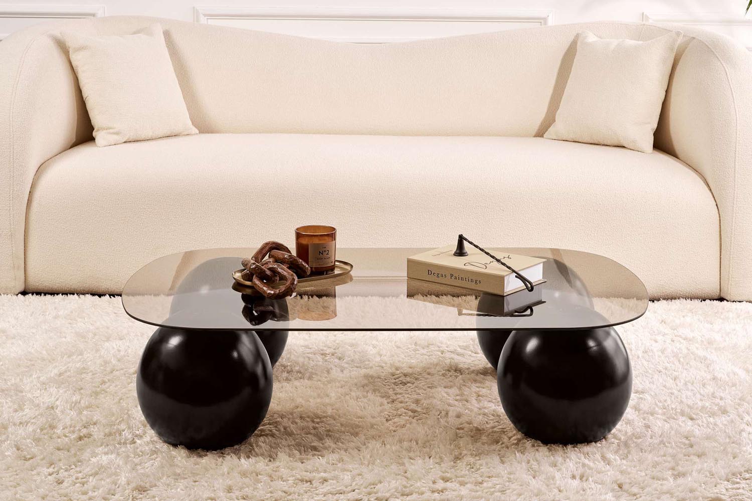 Evara - Black, Bronze in Schwarz
 Bronze präsentiert im Onlineshop von KAQTU Design AG. Beistelltisch ist von Nordure