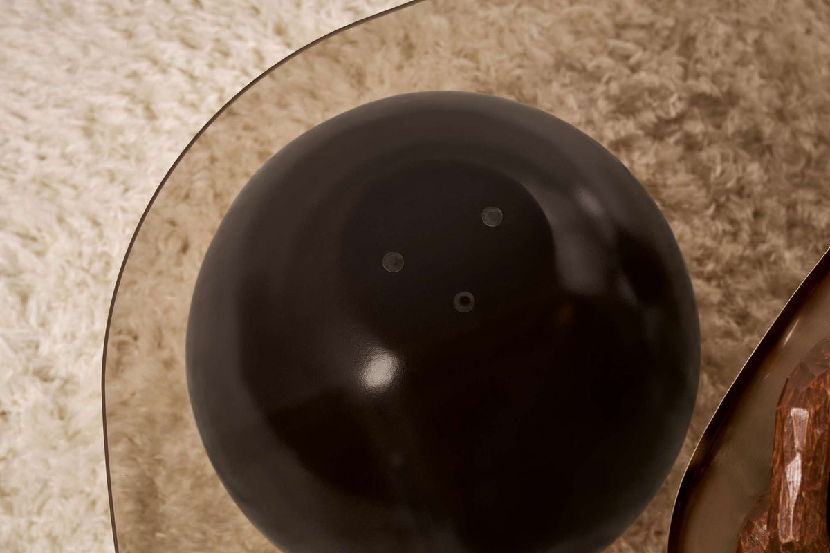Evara Sofatisch - Schwarz
 Bronze in Schwarz / Bronze präsentiert im Onlineshop von KAQTU Design AG. Couchtisch ist von Nordure