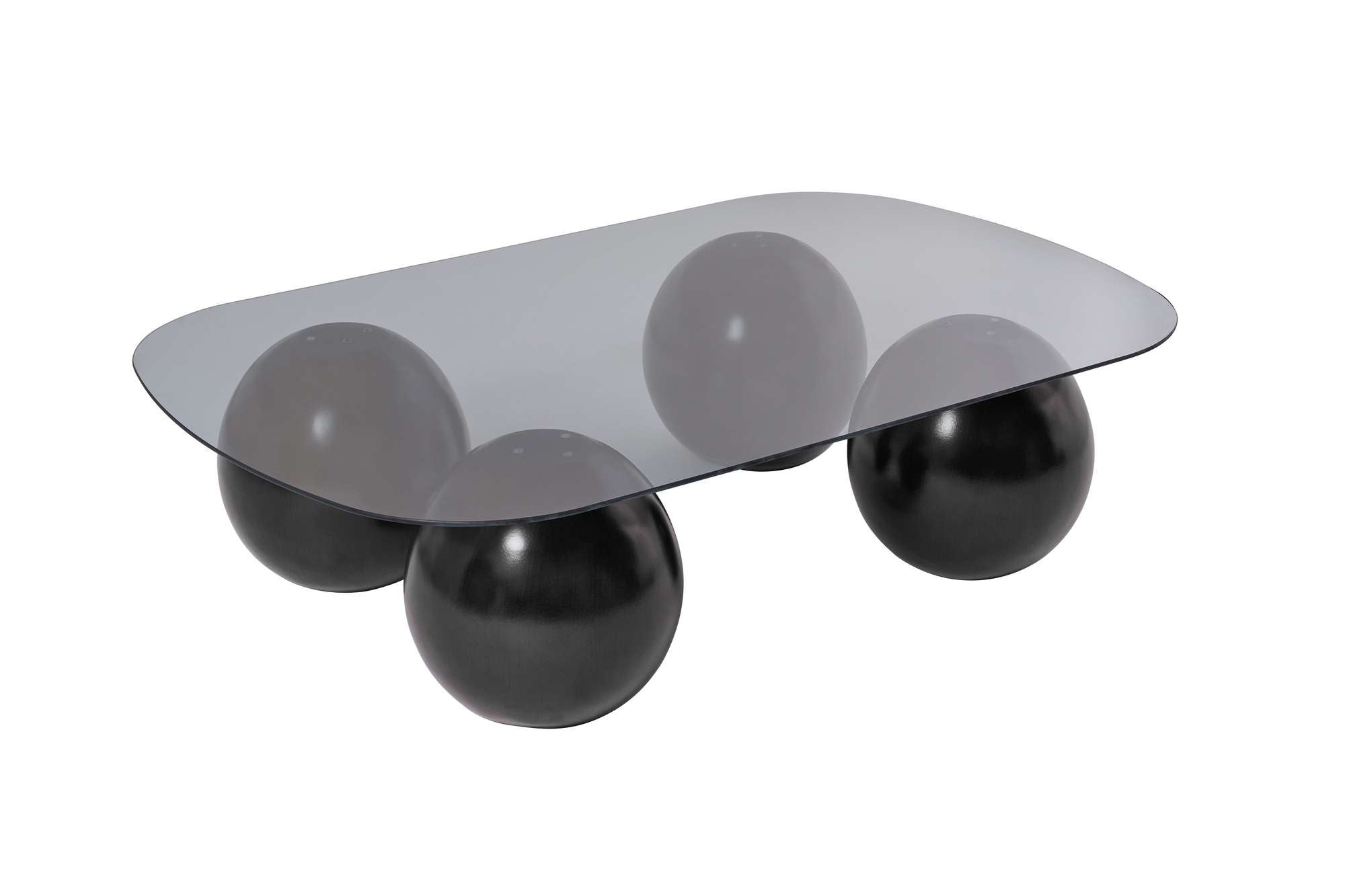 Evara - Black, Grey in Schwarz
 Grau präsentiert im Onlineshop von KAQTU Design AG. Beistelltisch ist von Nordure