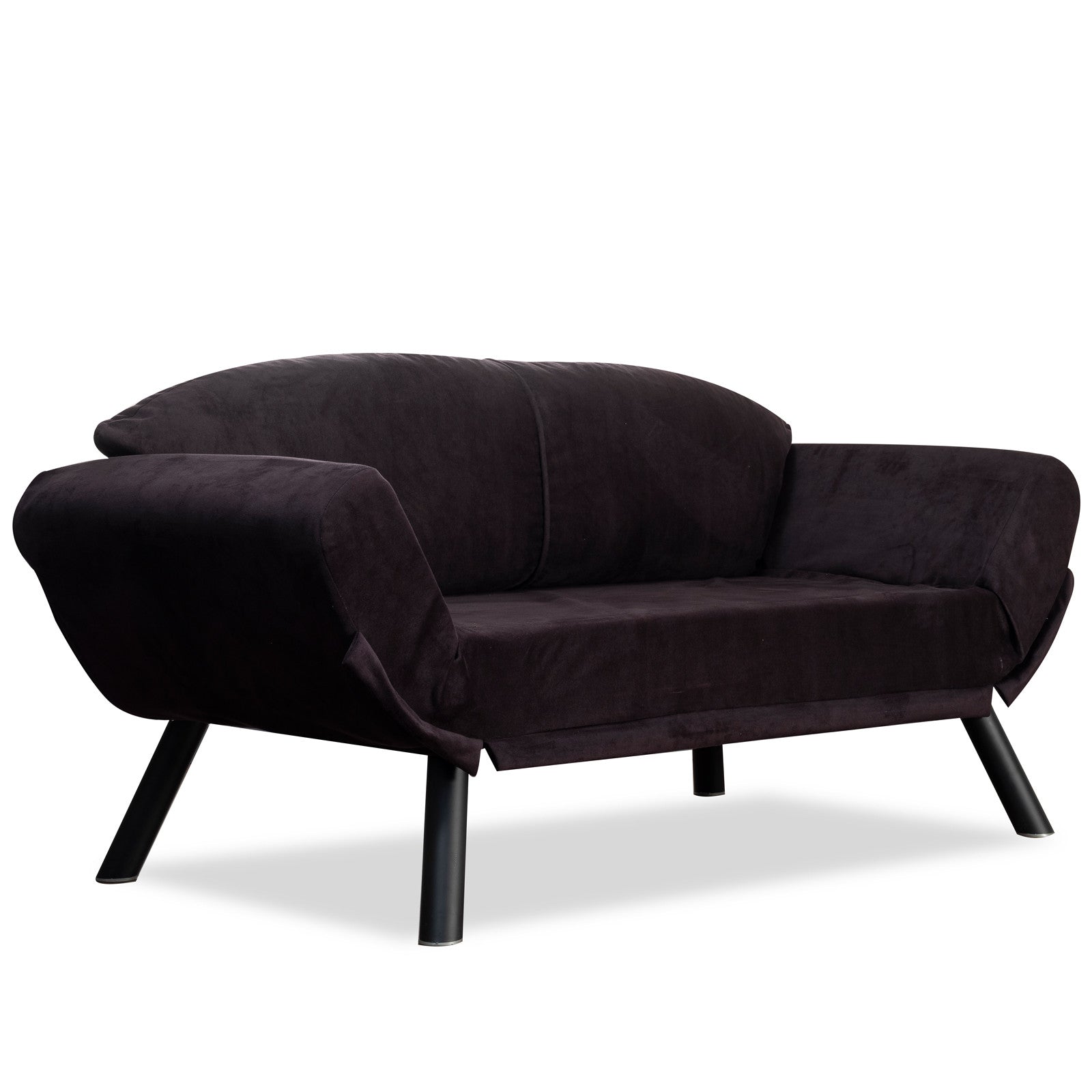 Genzo - Black in Schwarz präsentiert im Onlineshop von KAQTU Design AG. Bettsofa ist von Atelier Del Sofa