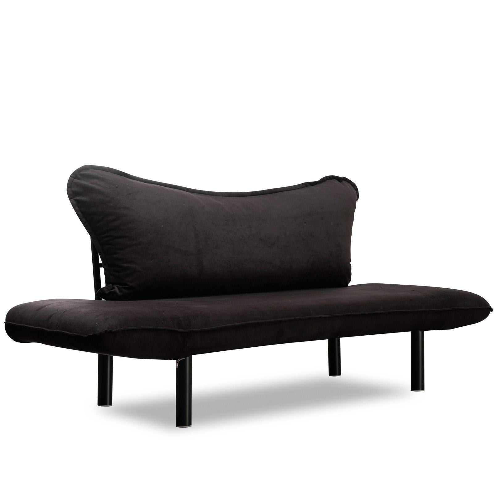 Chatto - Black in Schwarz präsentiert im Onlineshop von KAQTU Design AG. Bettsofa ist von Atelier Del Sofa