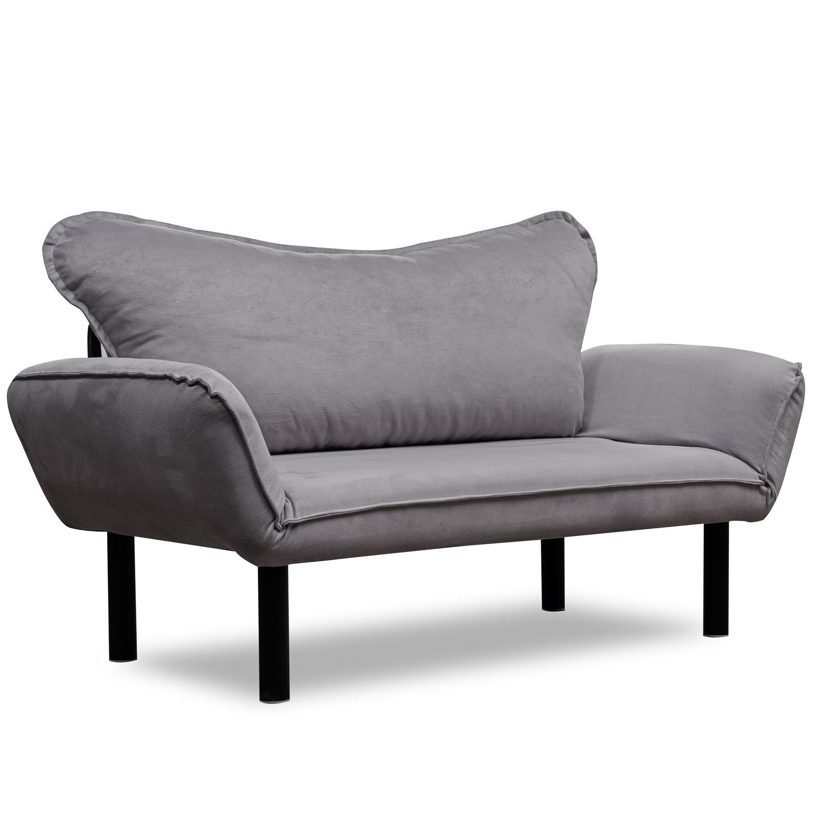 Chatto - Grey in Grau präsentiert im Onlineshop von KAQTU Design AG. Bettsofa ist von Atelier Del Sofa