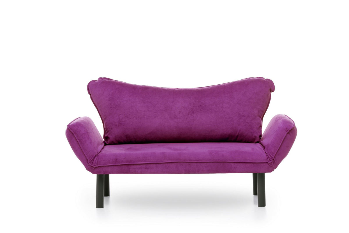 Chatto Bettsofa - Lila in Lila präsentiert im Onlineshop von KAQTU Design AG. Bettsofa ist von Atelier Del Sofa
