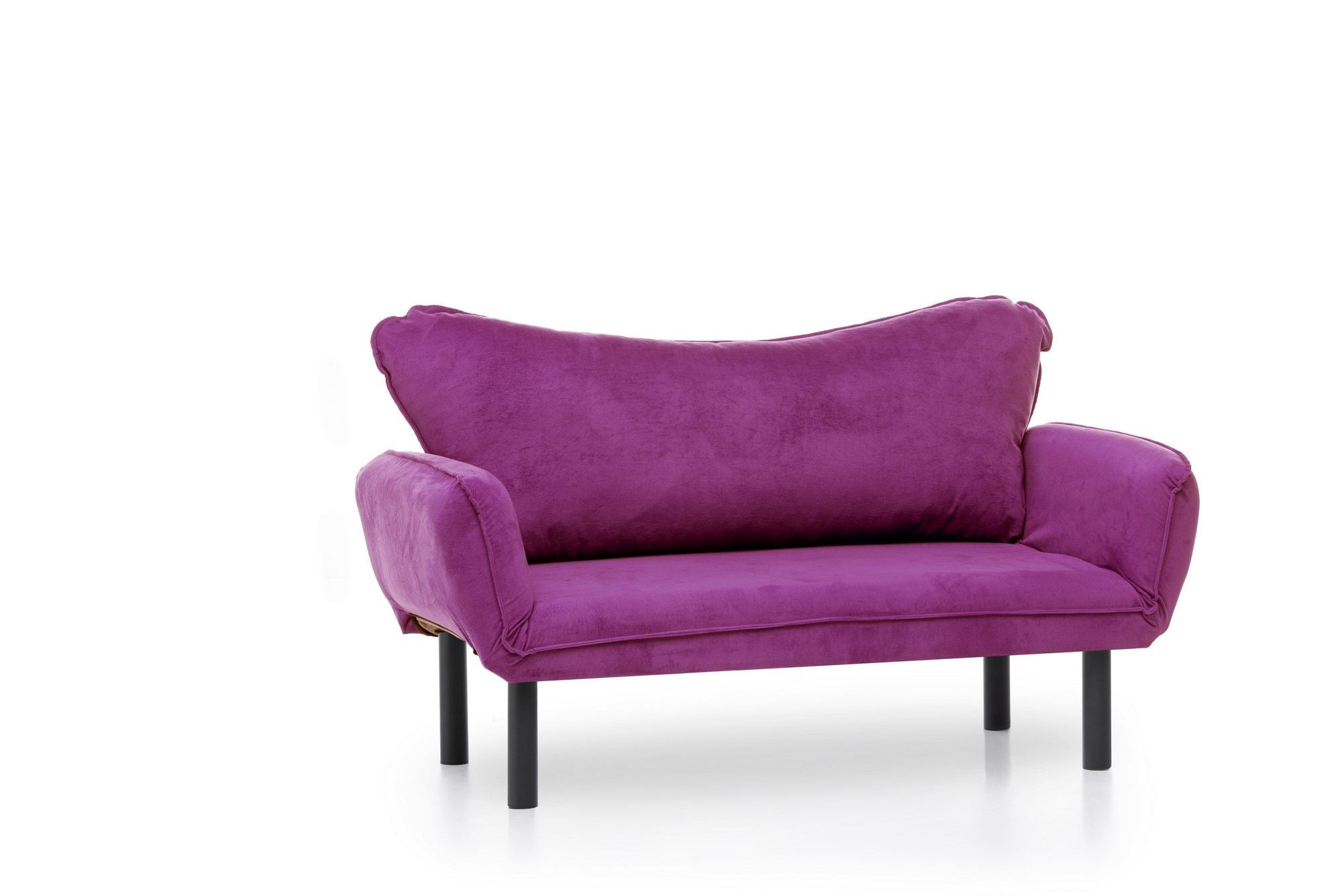 Chatto - Purple in Lila präsentiert im Onlineshop von KAQTU Design AG. Bettsofa ist von Atelier Del Sofa