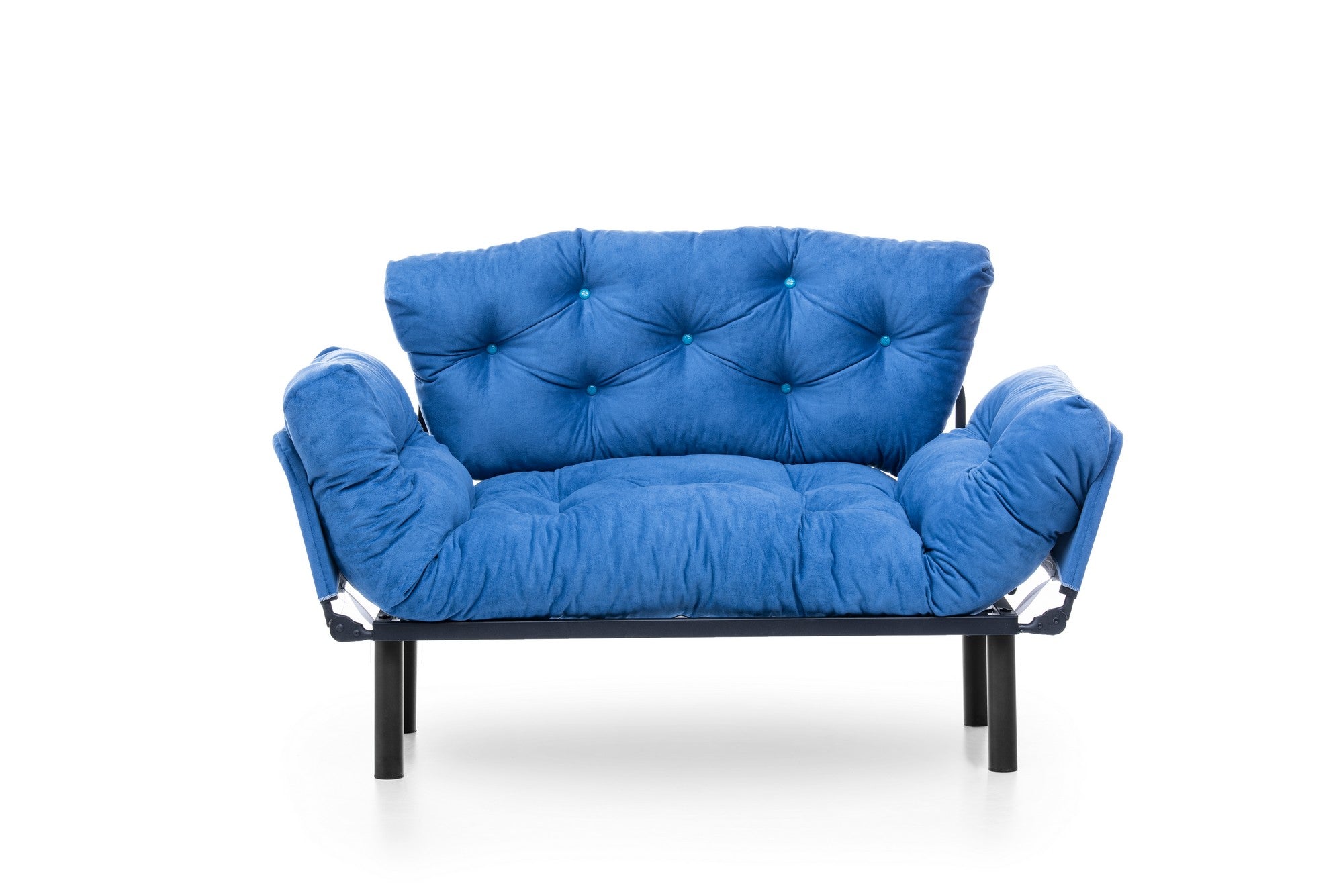 Nitta - Blue in Blau präsentiert im Onlineshop von KAQTU Design AG. Bettsofa ist von Atelier Del Sofa