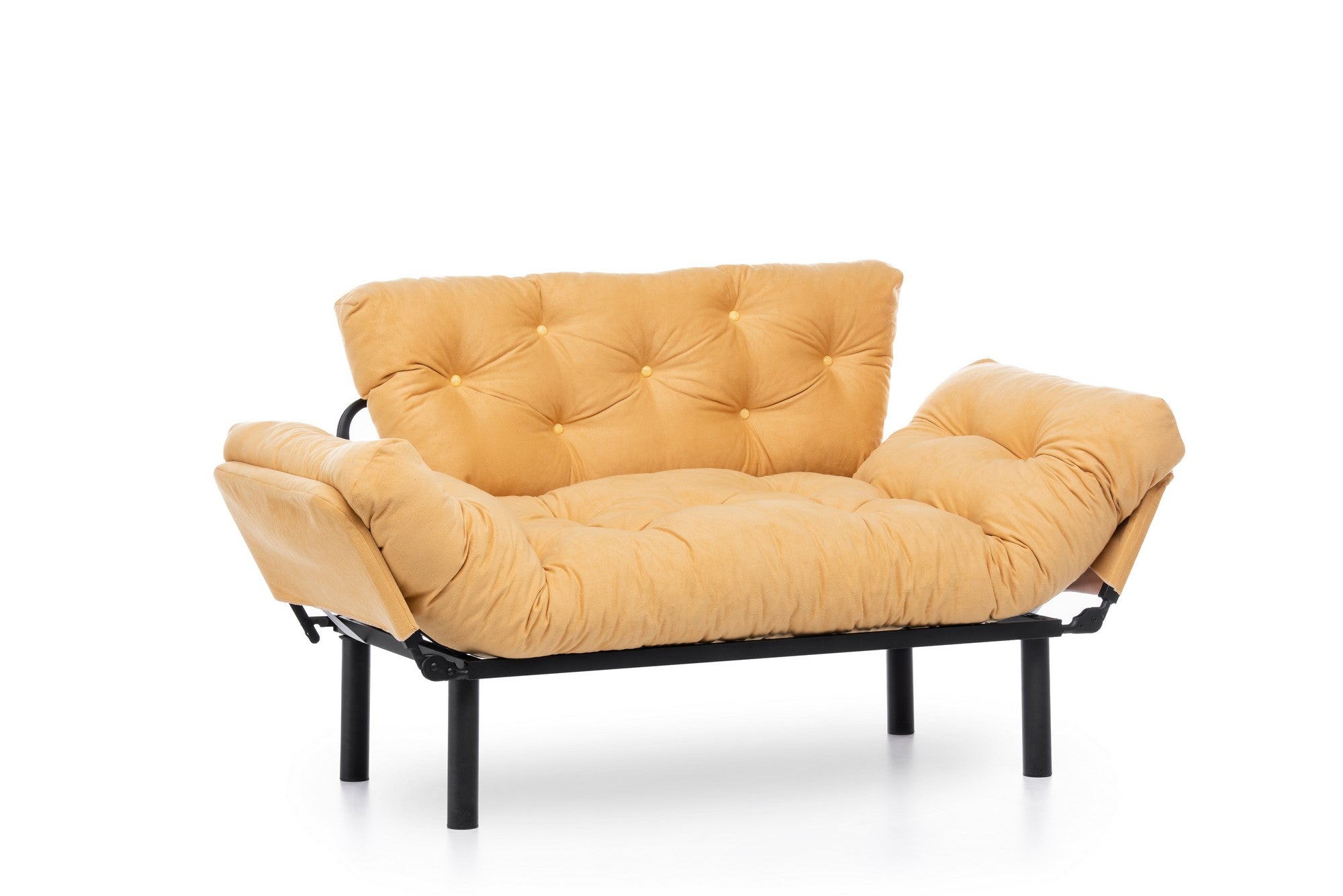 Nitta - Mustard in Senf präsentiert im Onlineshop von KAQTU Design AG. Bettsofa ist von Atelier Del Sofa