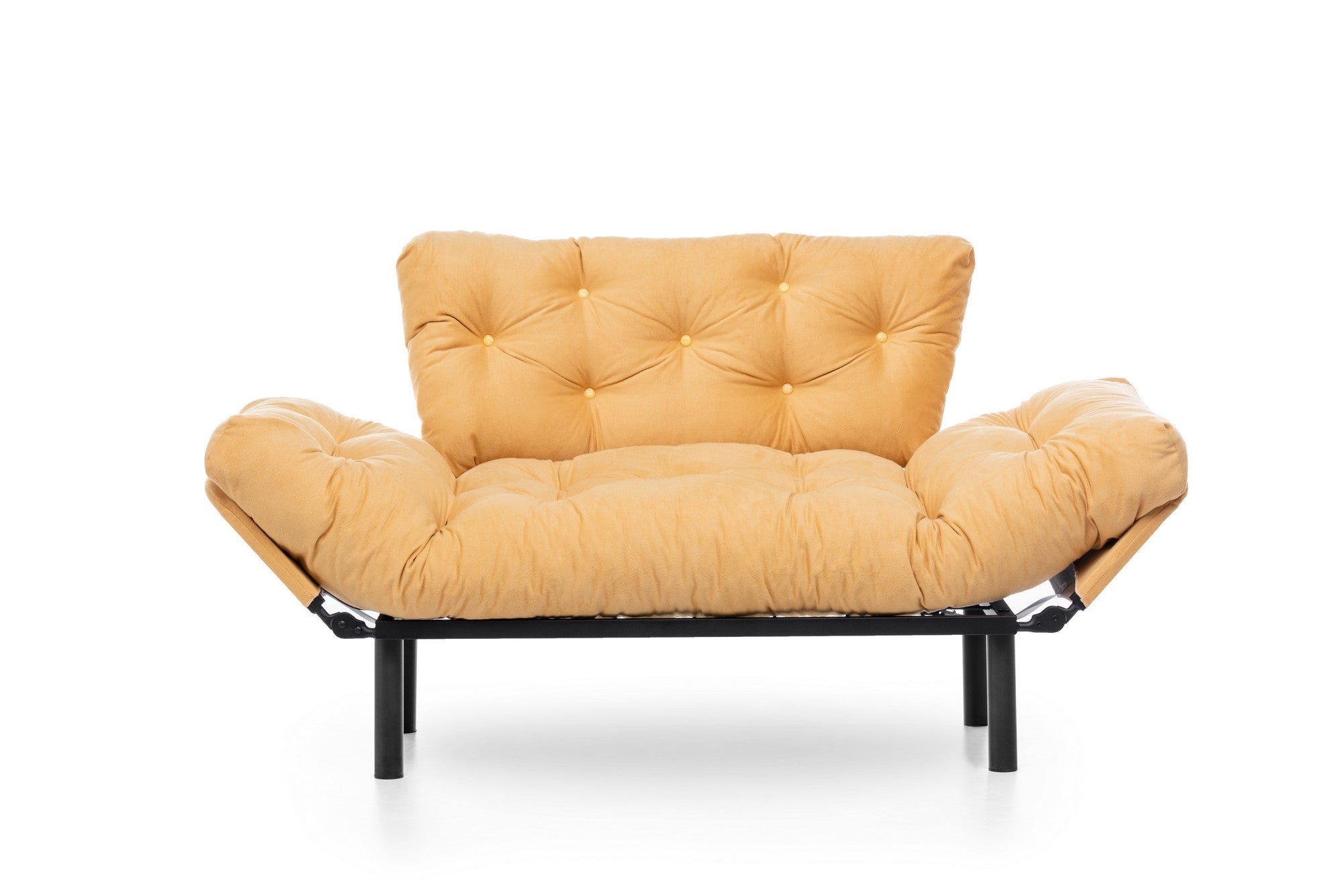 Nitta - Mustard in Senf präsentiert im Onlineshop von KAQTU Design AG. Bettsofa ist von Atelier Del Sofa