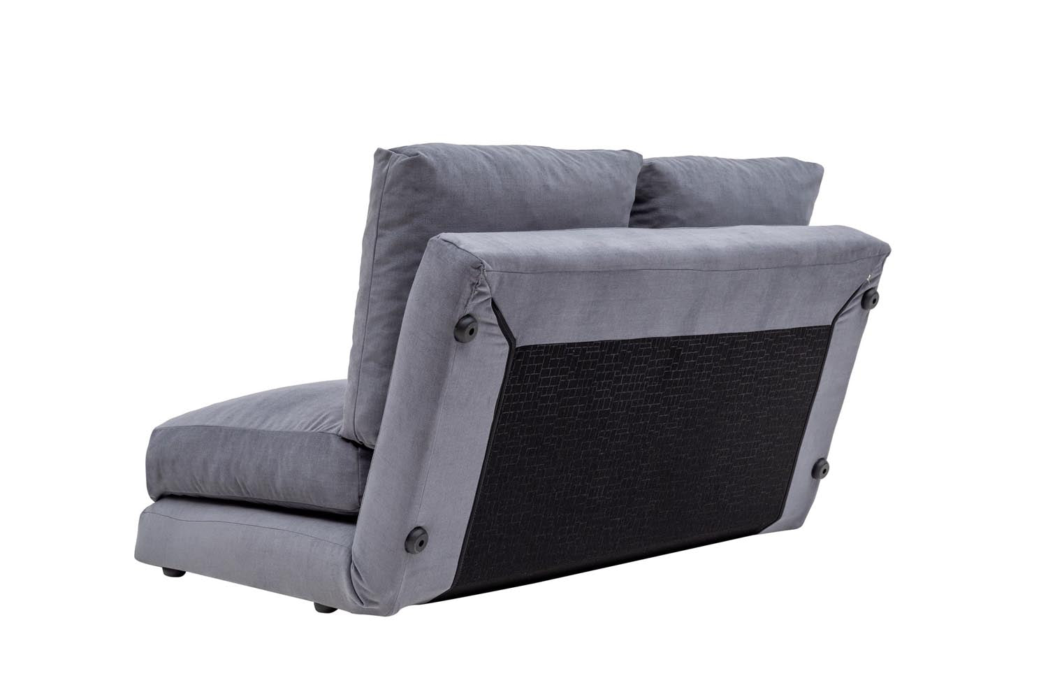 Taida - Grey in Grau präsentiert im Onlineshop von KAQTU Design AG. Bettsofa ist von Atelier Del Sofa