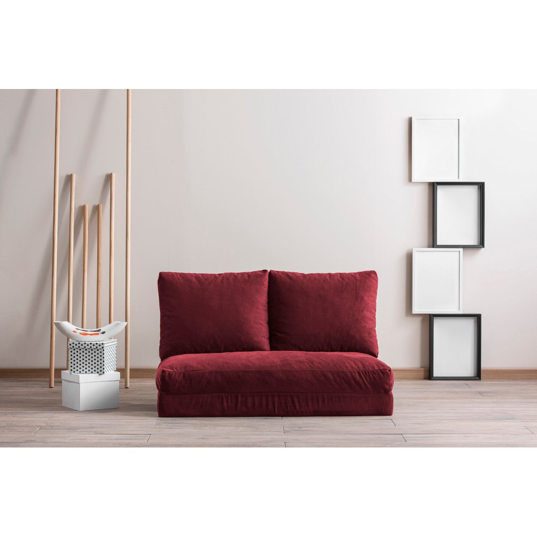 Taida - Maroon in Maroons präsentiert im Onlineshop von KAQTU Design AG. Bettsofa ist von Atelier Del Sofa