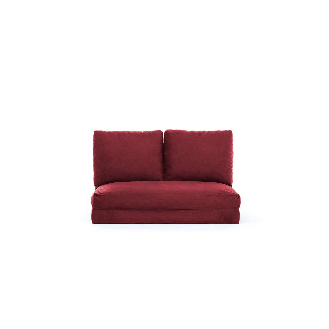 Taida - Maroon in Maroons präsentiert im Onlineshop von KAQTU Design AG. Bettsofa ist von Atelier Del Sofa