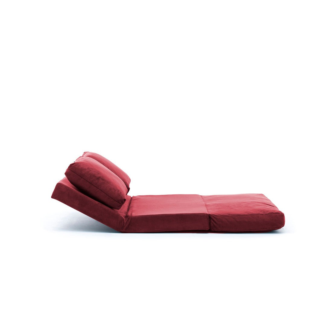 Taida - Maroon in Maroons präsentiert im Onlineshop von KAQTU Design AG. Bettsofa ist von Atelier Del Sofa