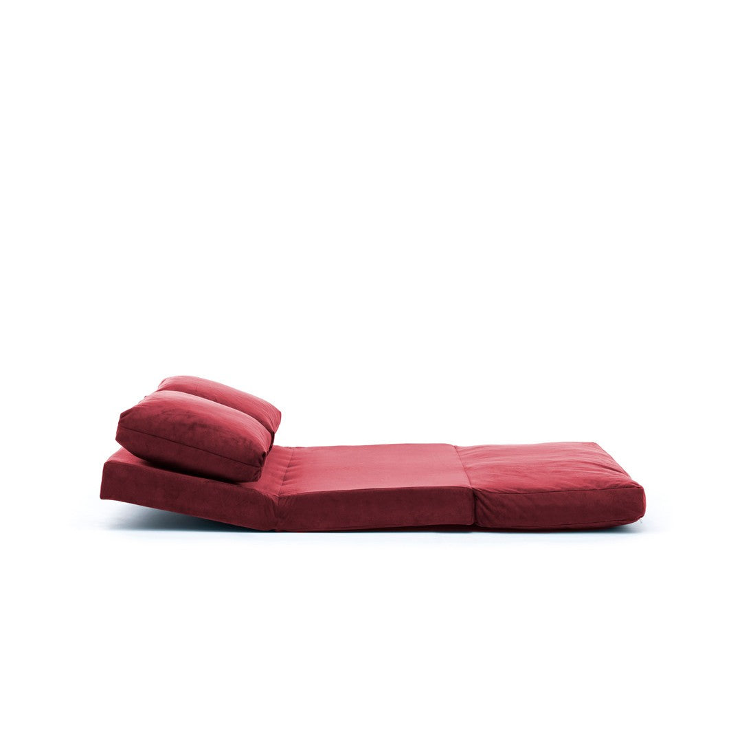 Taida - Maroon in Maroons präsentiert im Onlineshop von KAQTU Design AG. Bettsofa ist von Atelier Del Sofa
