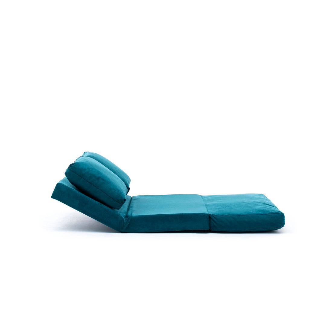 Taida - Petrol Green in Petrolgrün präsentiert im Onlineshop von KAQTU Design AG. Bettsofa ist von Atelier Del Sofa