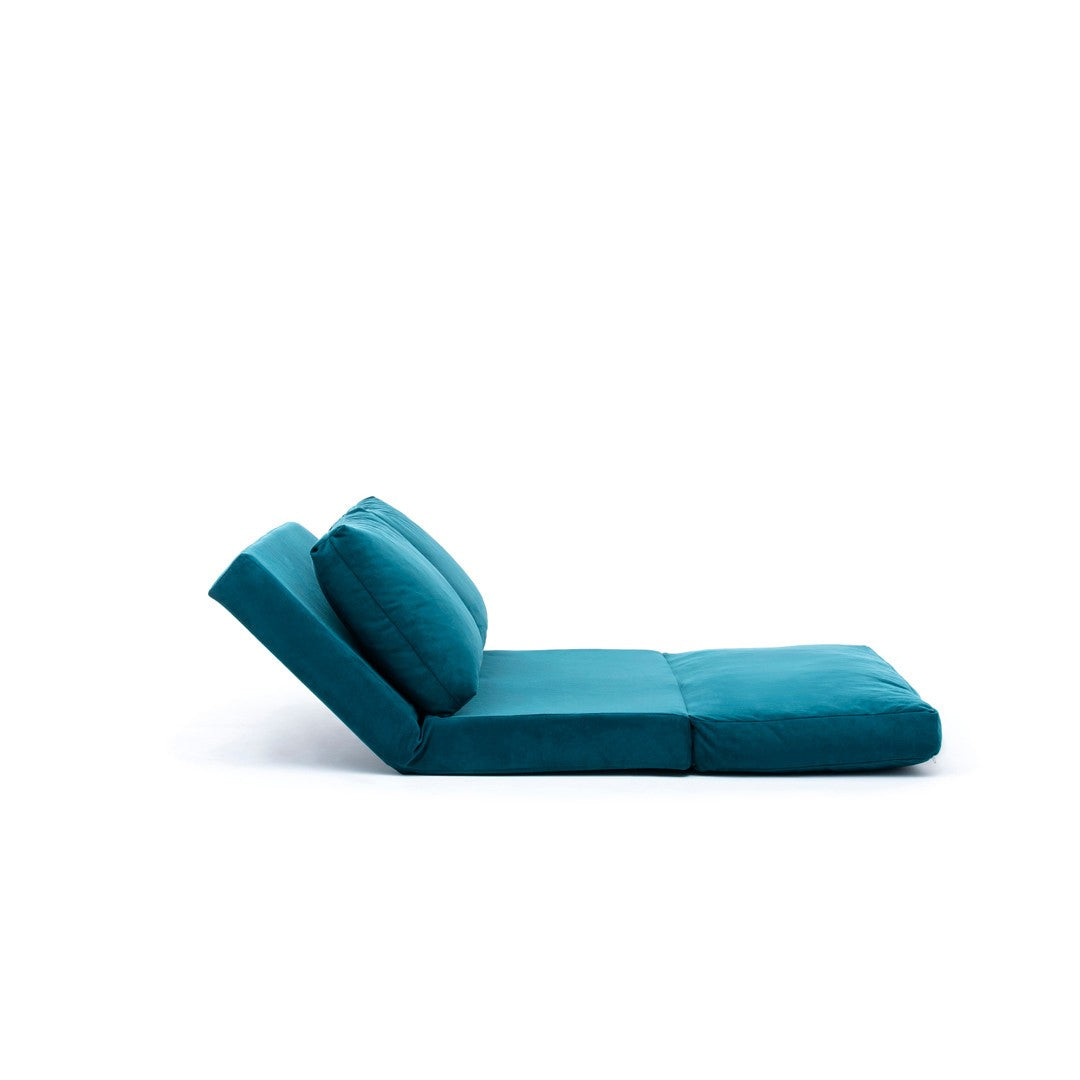 Taida - Petrol Green in Petrolgrün präsentiert im Onlineshop von KAQTU Design AG. Bettsofa ist von Atelier Del Sofa