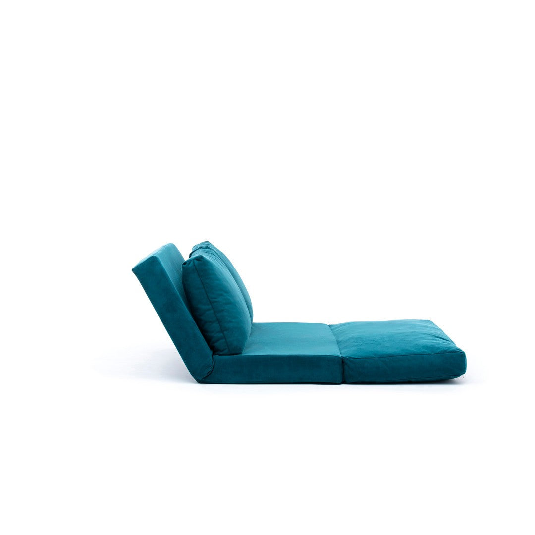 Taida - Petrol Green in Petrolgrün präsentiert im Onlineshop von KAQTU Design AG. Bettsofa ist von Atelier Del Sofa