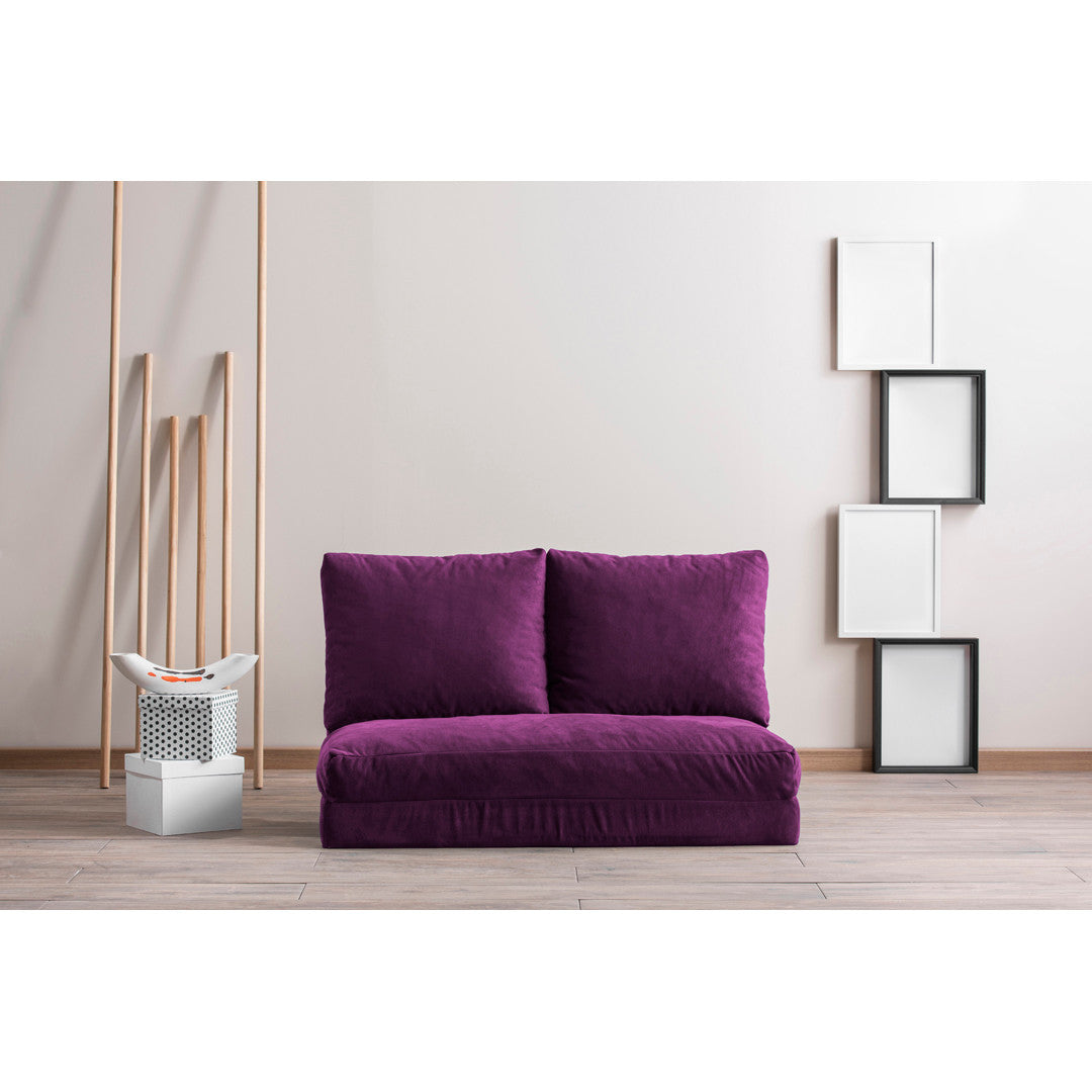 Taida - Purple in Lila präsentiert im Onlineshop von KAQTU Design AG. Bettsofa ist von Atelier Del Sofa