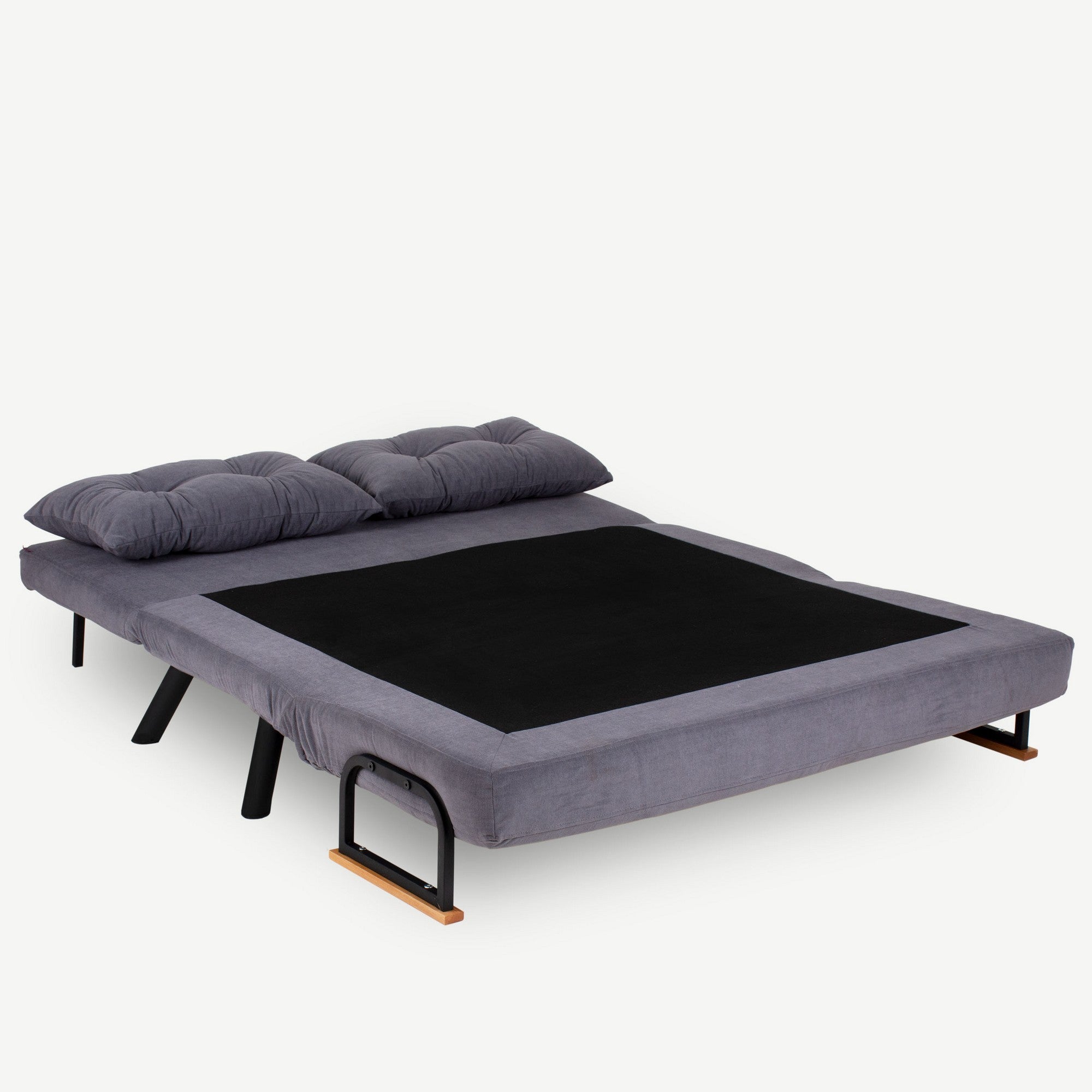 Sando 2-Seater - Grey in Grau präsentiert im Onlineshop von KAQTU Design AG. Bettsofa ist von Atelier Del Sofa