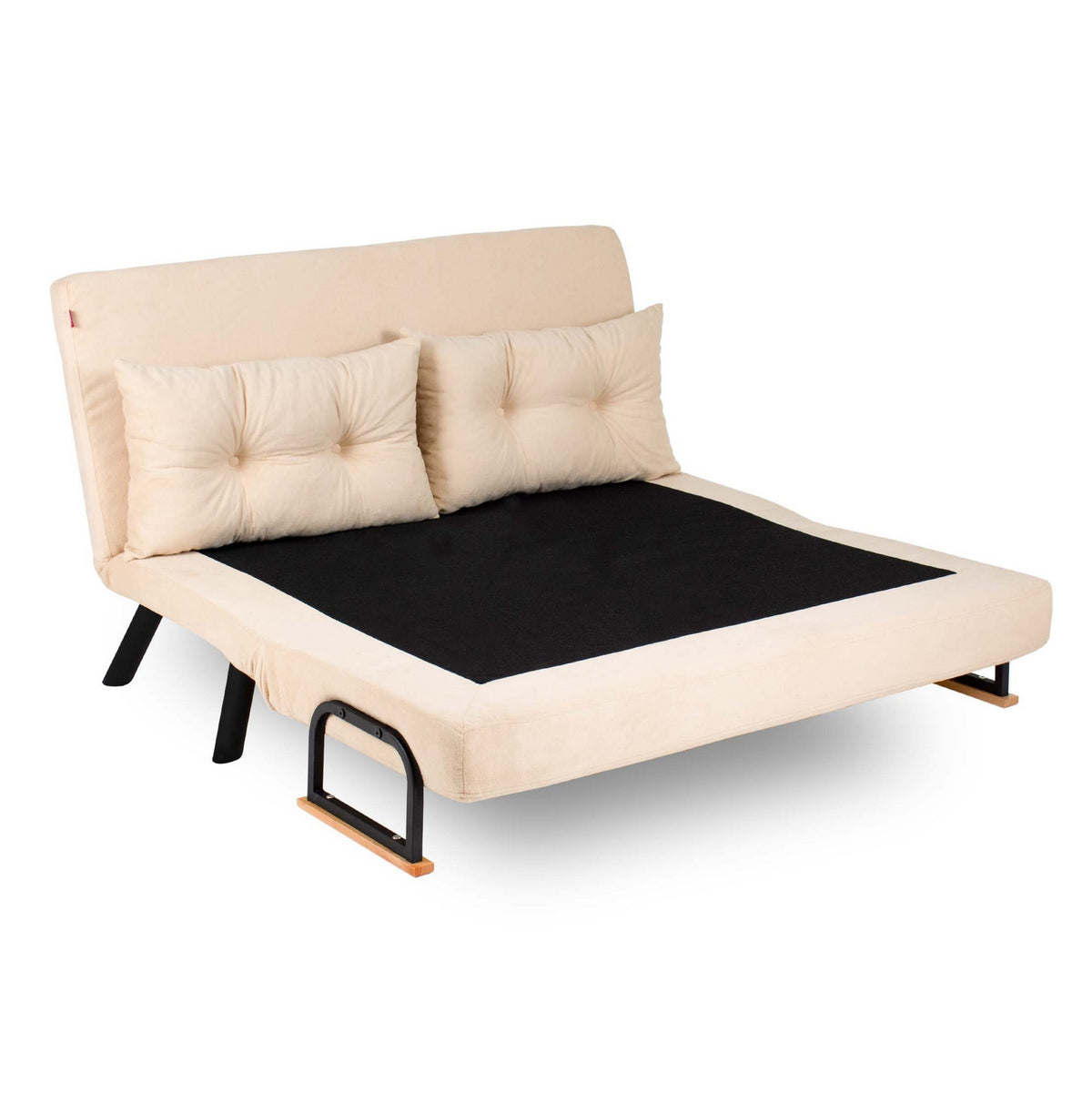 Sando 2 Bettsofa - Sahne in Sahne präsentiert im Onlineshop von KAQTU Design AG. Bettsofa ist von Atelier Del Sofa
