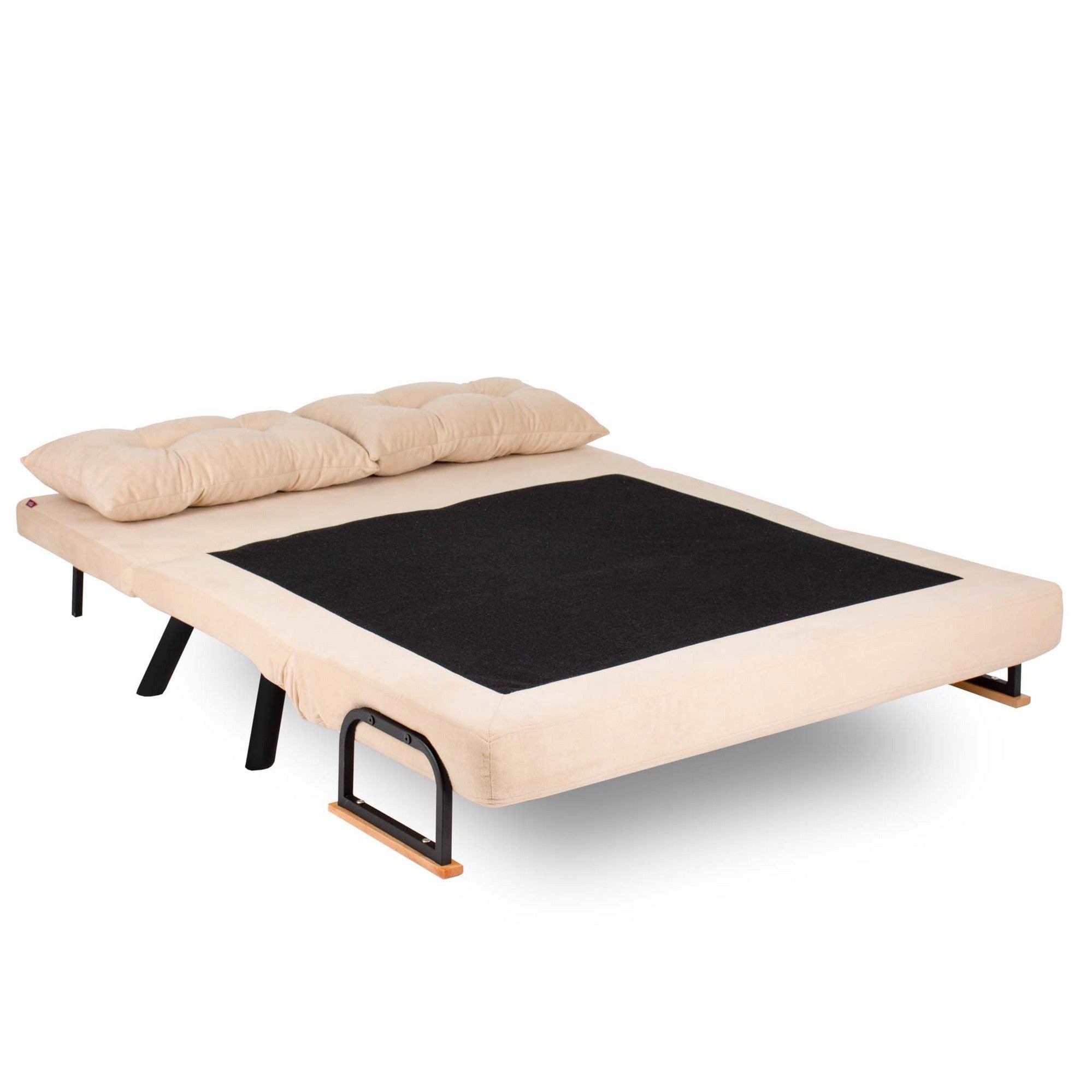 Sando 2-Seater - Cream in Sahne präsentiert im Onlineshop von KAQTU Design AG. Bettsofa ist von Atelier Del Sofa