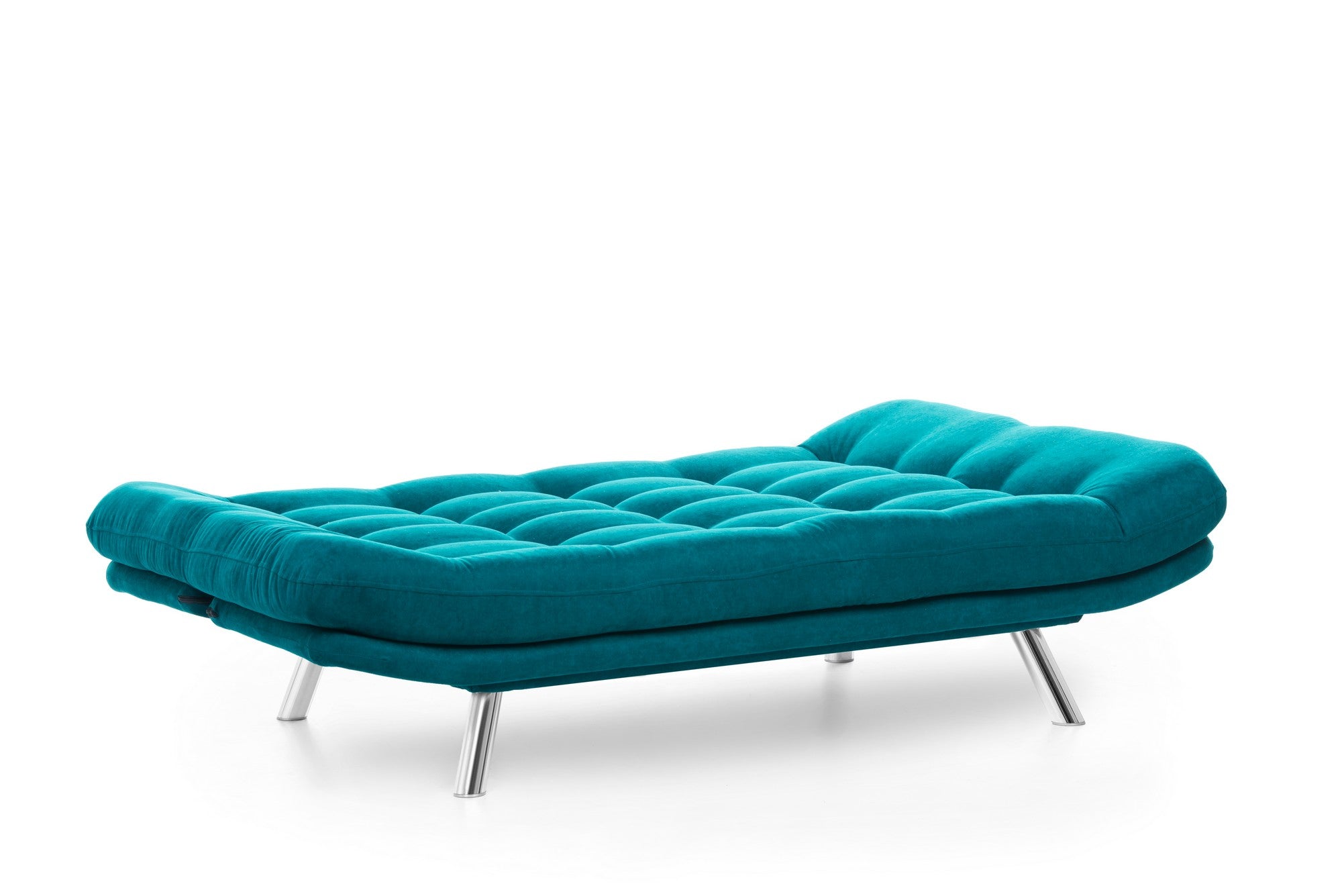 Misa Sofabed - Petrol Green in Petrolgrün präsentiert im Onlineshop von KAQTU Design AG. Bettsofa ist von Atelier Del Sofa