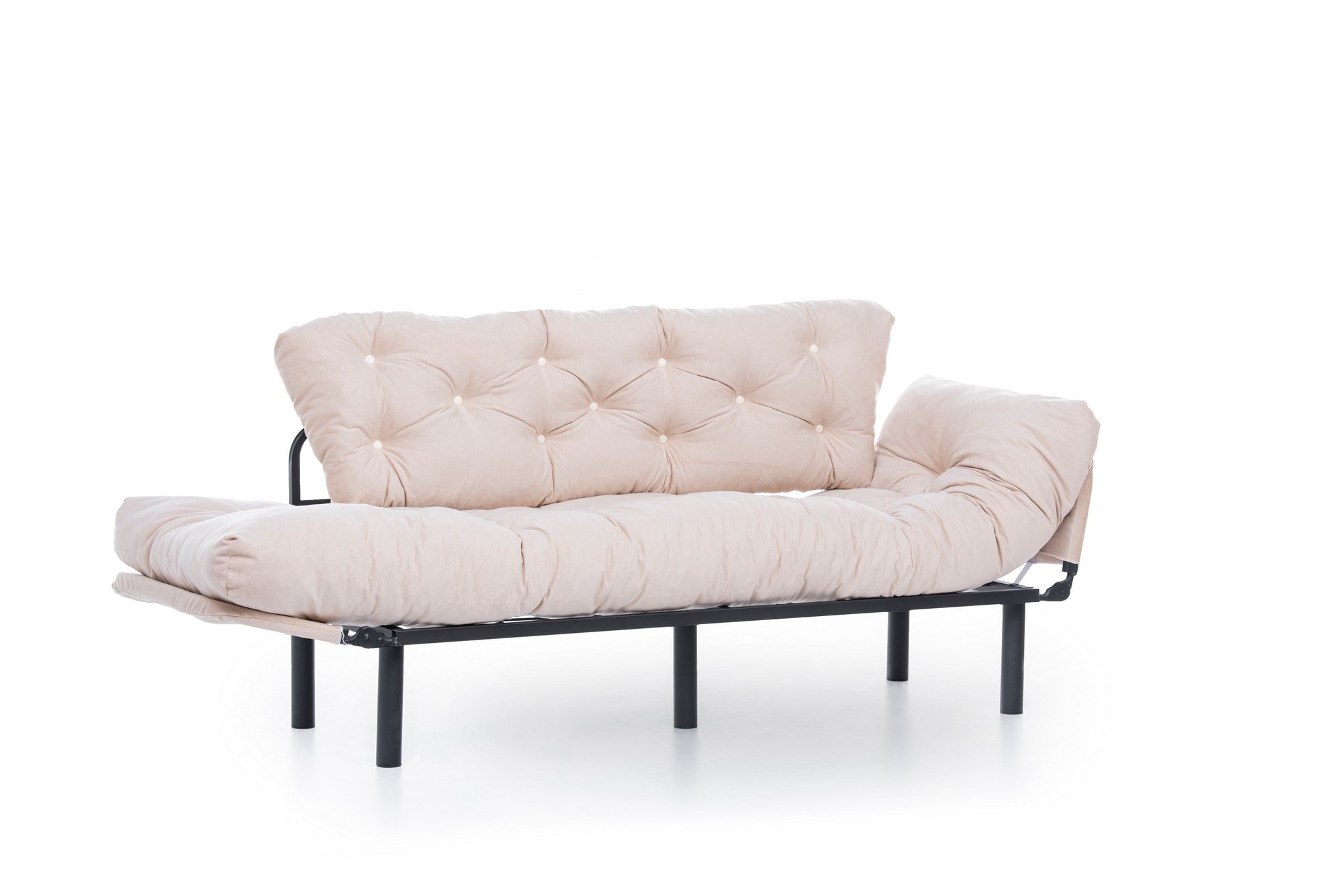 Nitta Triple - Cream in Sahne präsentiert im Onlineshop von KAQTU Design AG. Bettsofa ist von Atelier Del Sofa