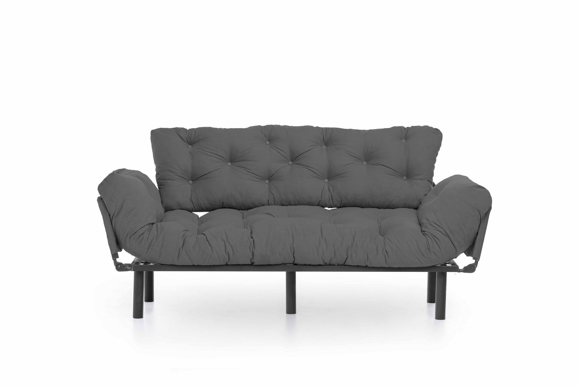 Nitta Triple - Grey in Grau präsentiert im Onlineshop von KAQTU Design AG. Bettsofa ist von Atelier Del Sofa