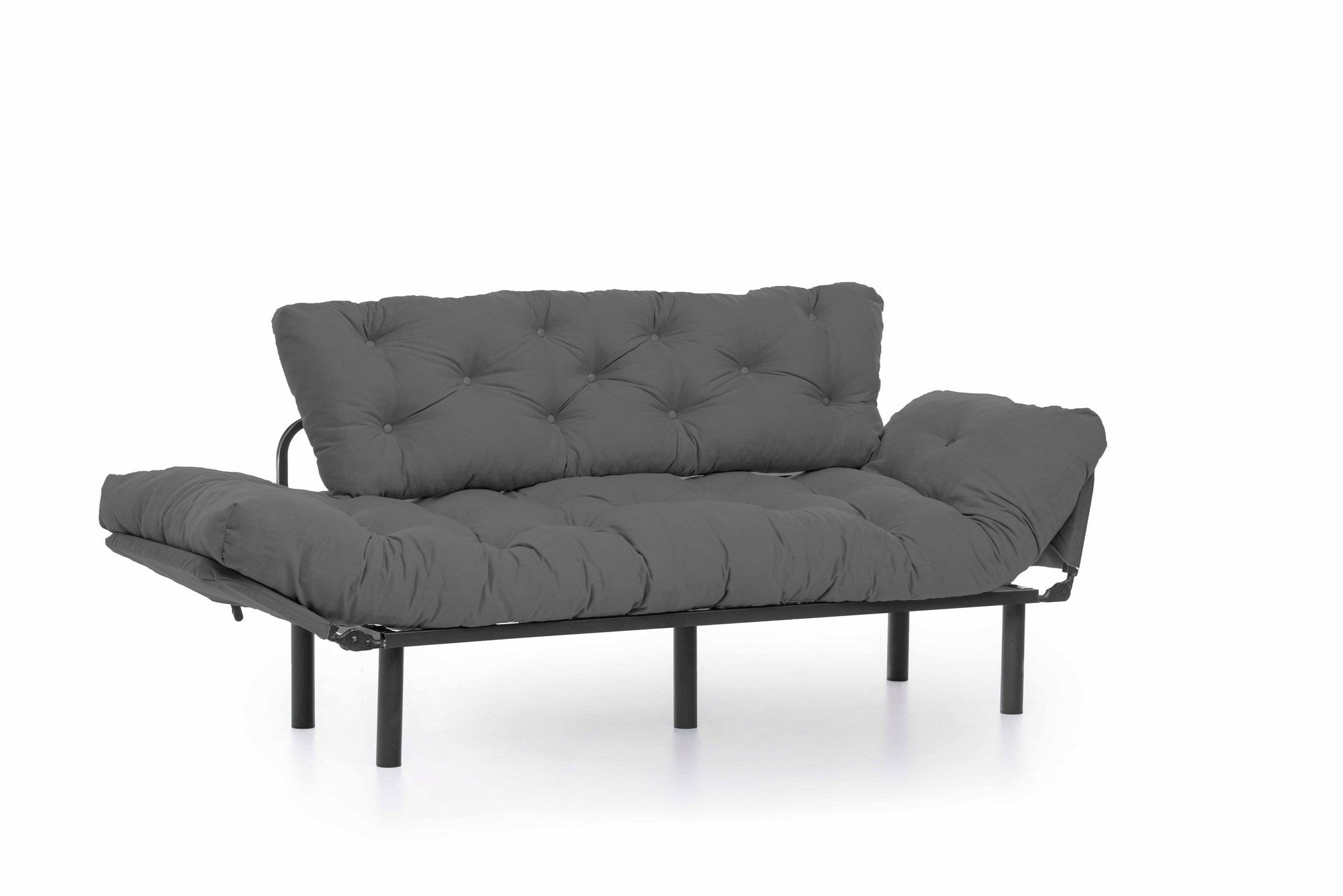 Nitta Triple - Grey in Grau präsentiert im Onlineshop von KAQTU Design AG. Bettsofa ist von Atelier Del Sofa