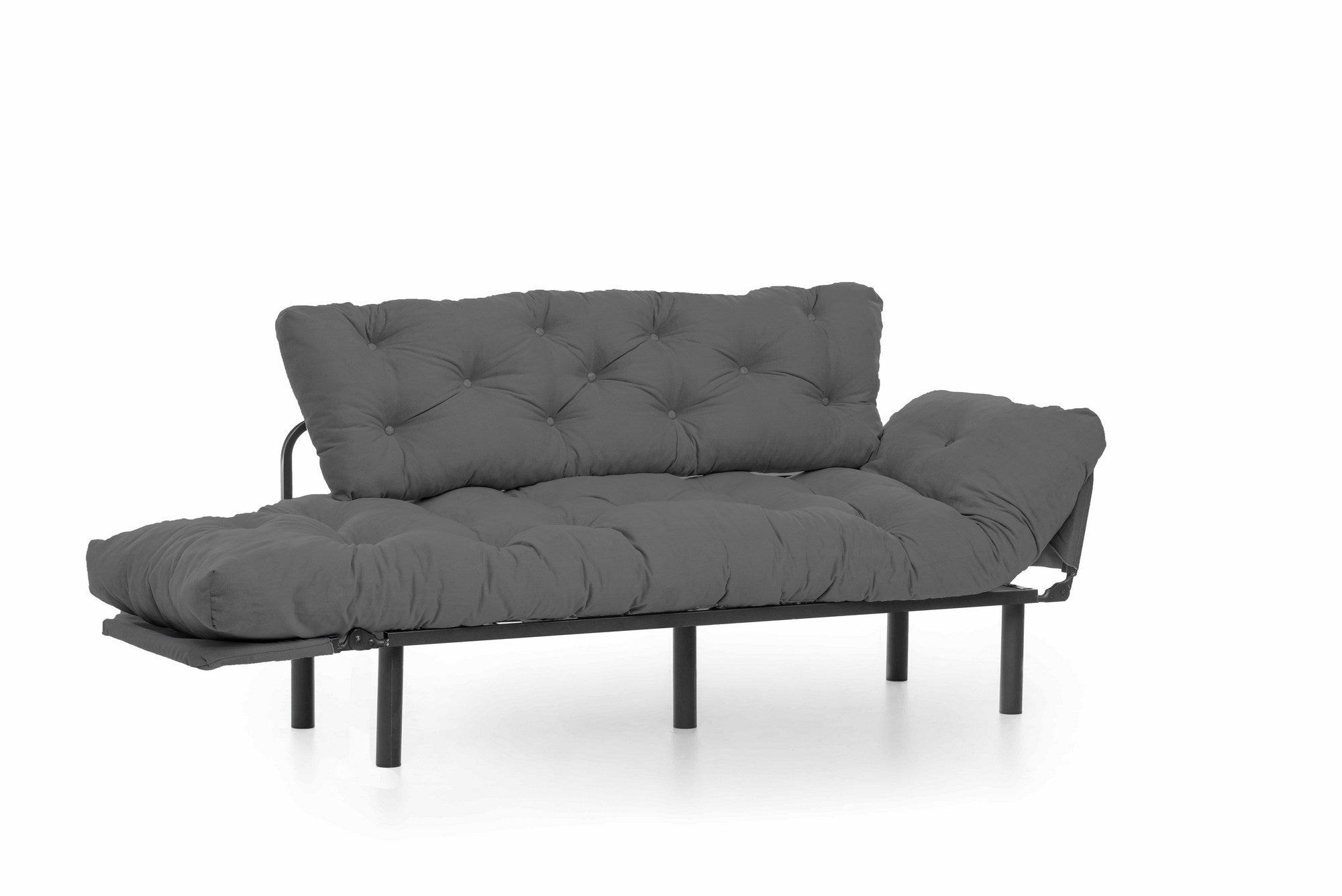 Nitta Triple - Grey in Grau präsentiert im Onlineshop von KAQTU Design AG. Bettsofa ist von Atelier Del Sofa