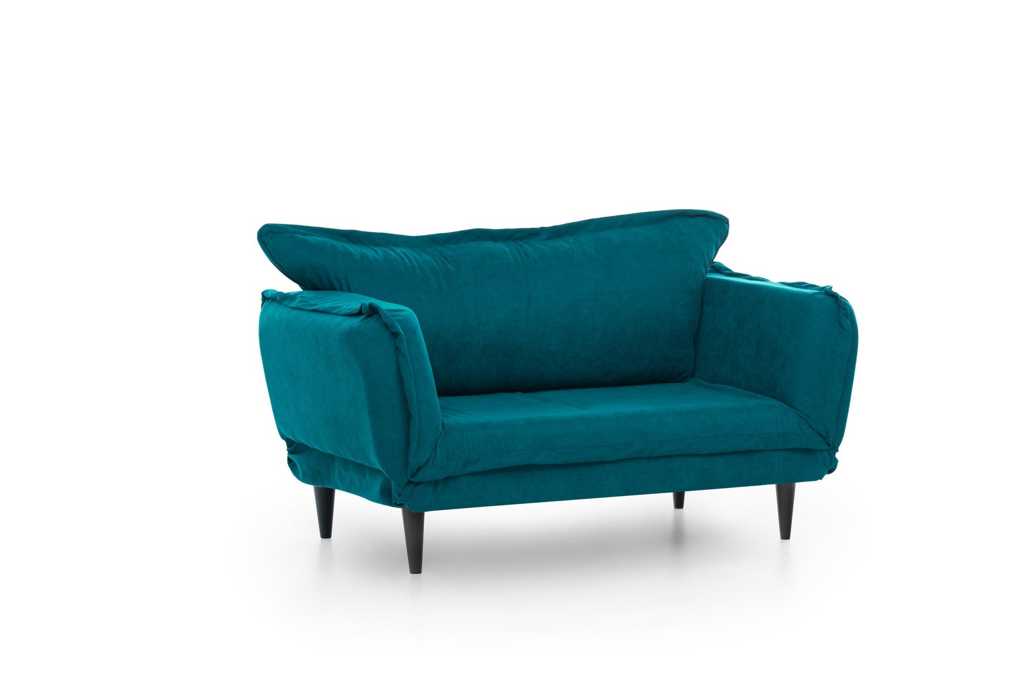 Vino Daybed - Petrol Green GR124\01 in Petrolgrün präsentiert im Onlineshop von KAQTU Design AG. Bettsofa ist von Atelier Del Sofa