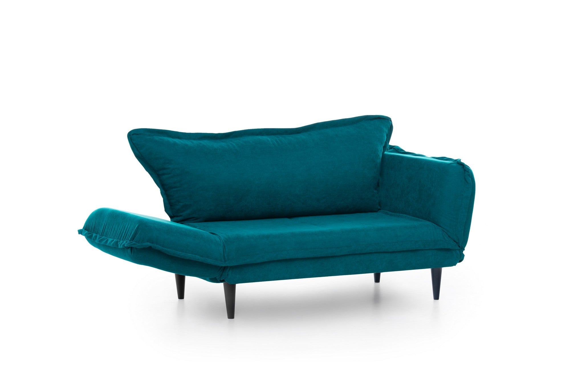 Vino Daybed - Petrol Green GR124\01 in Petrolgrün präsentiert im Onlineshop von KAQTU Design AG. Bettsofa ist von Atelier Del Sofa