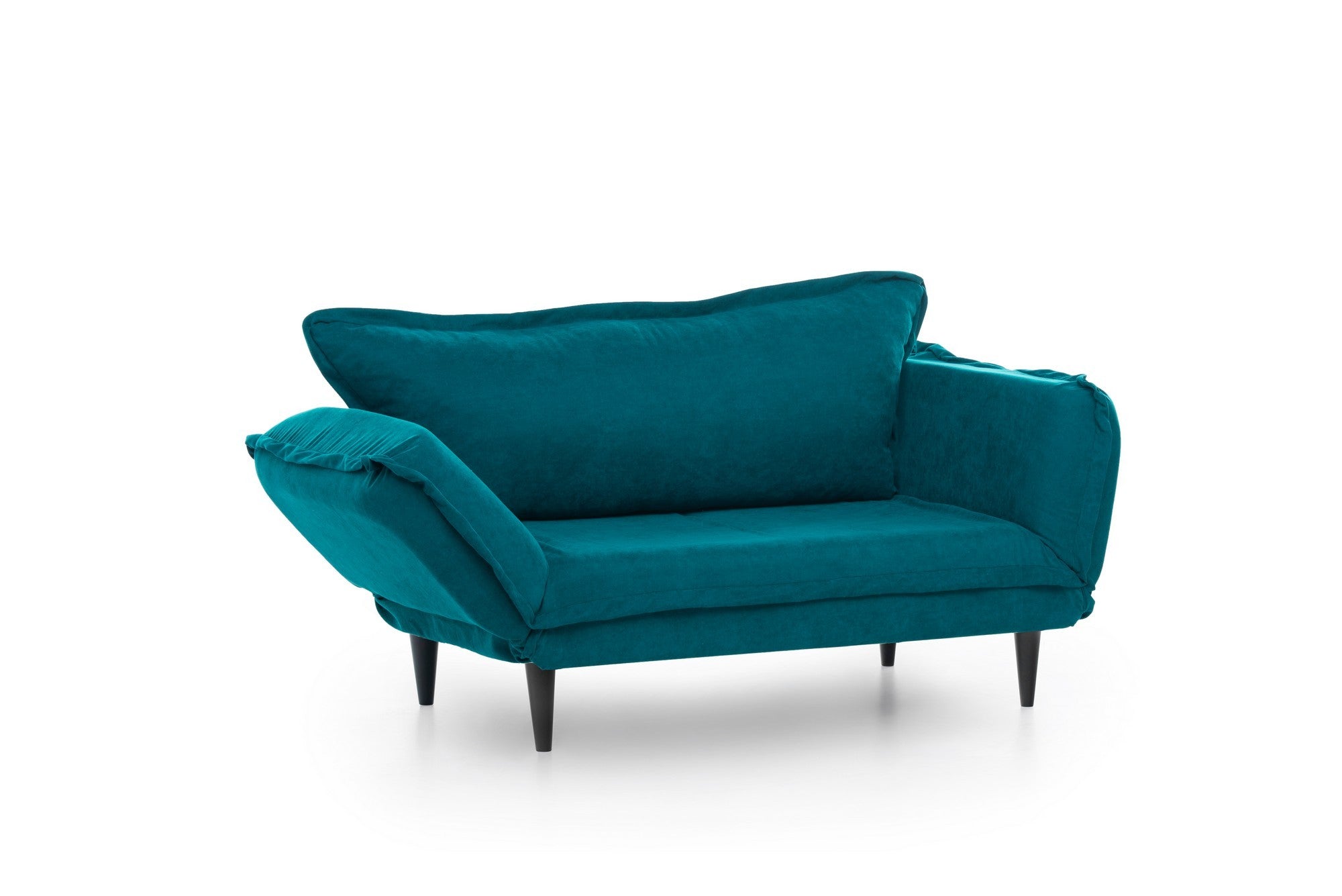 Vino Daybed - Petrol Green GR124\01 in Petrolgrün präsentiert im Onlineshop von KAQTU Design AG. Bettsofa ist von Atelier Del Sofa