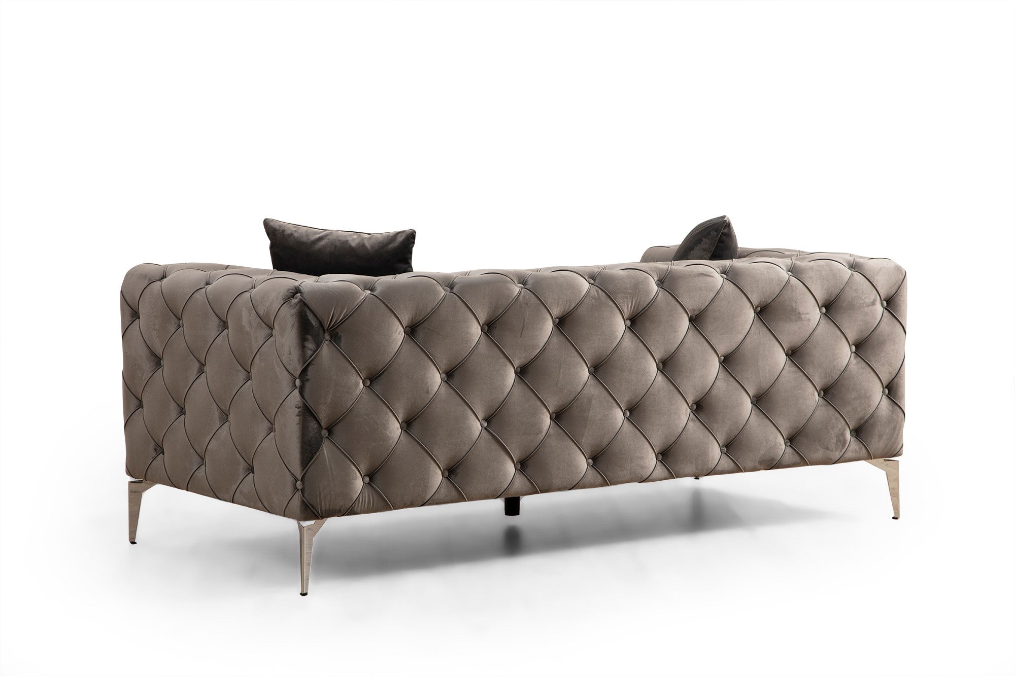 Como 2 Seater - Anthracite in Anthrazit präsentiert im Onlineshop von KAQTU Design AG. 2er Sofa ist von Atelier Del Sofa