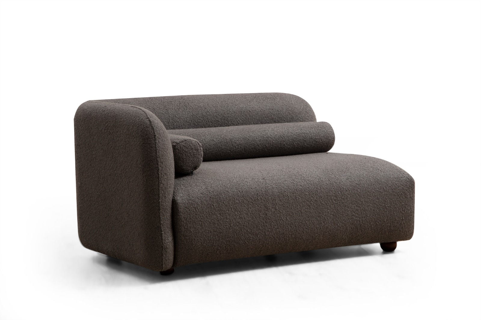 Victoria Grey Bouclette in Grau präsentiert im Onlineshop von KAQTU Design AG. 3er Sofa ist von Atelier Del Sofa