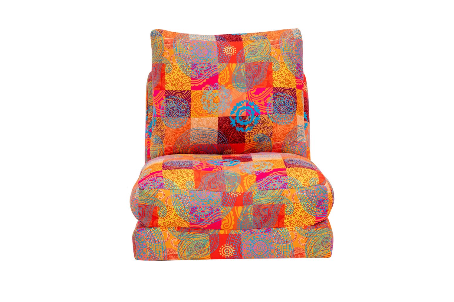 Taida 1 - Seater - Patchwork in Mehrfarbig präsentiert im Onlineshop von KAQTU Design AG. Bettsofa ist von Atelier Del Sofa