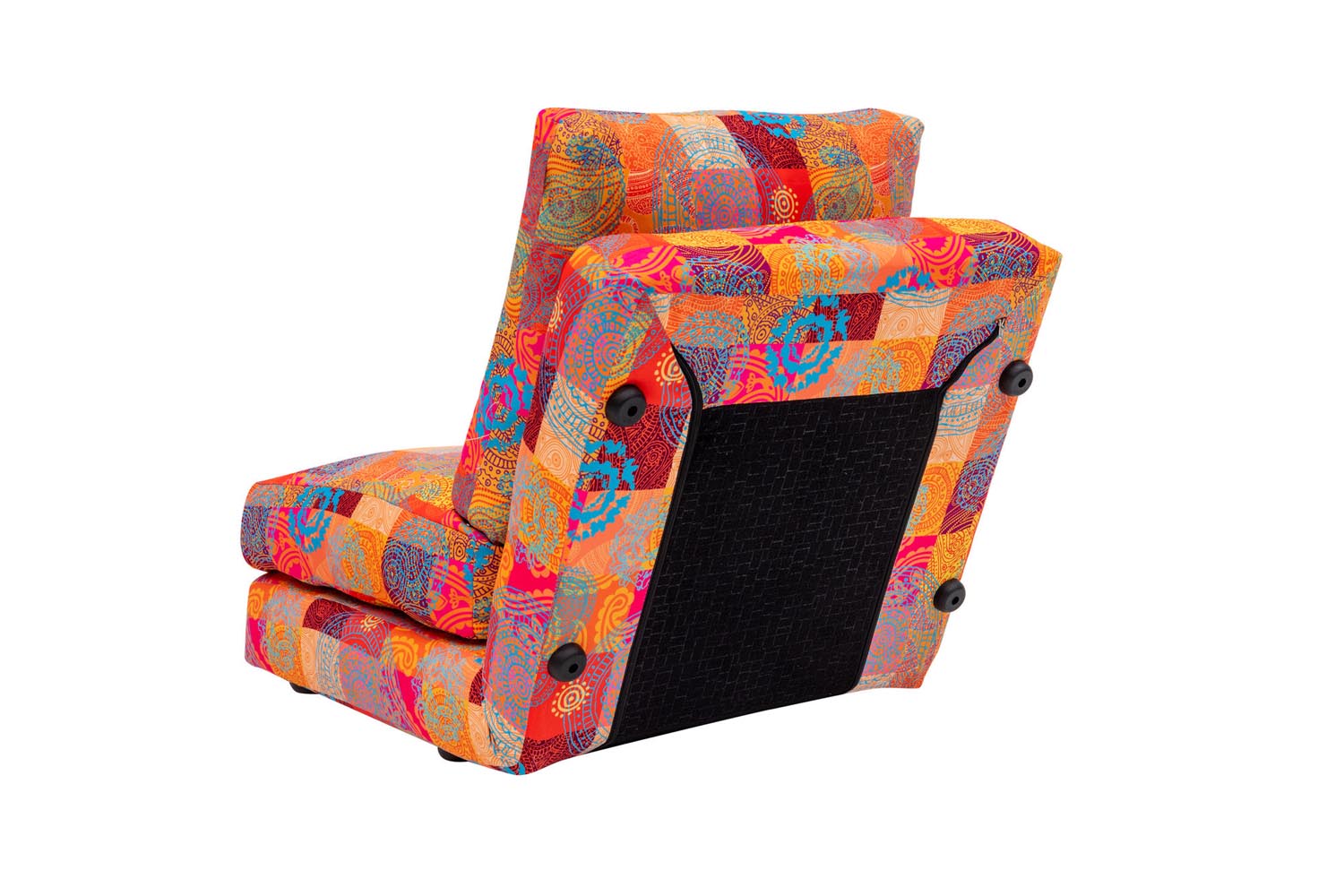 Taida 1 - Seater - Patchwork in Mehrfarbig präsentiert im Onlineshop von KAQTU Design AG. Bettsofa ist von Atelier Del Sofa