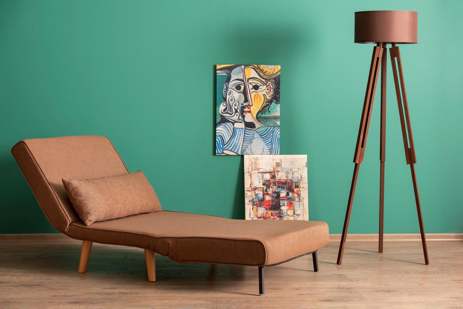 Folde Single - Brown in Braun präsentiert im Onlineshop von KAQTU Design AG. Bettsofa ist von Atelier Del Sofa
