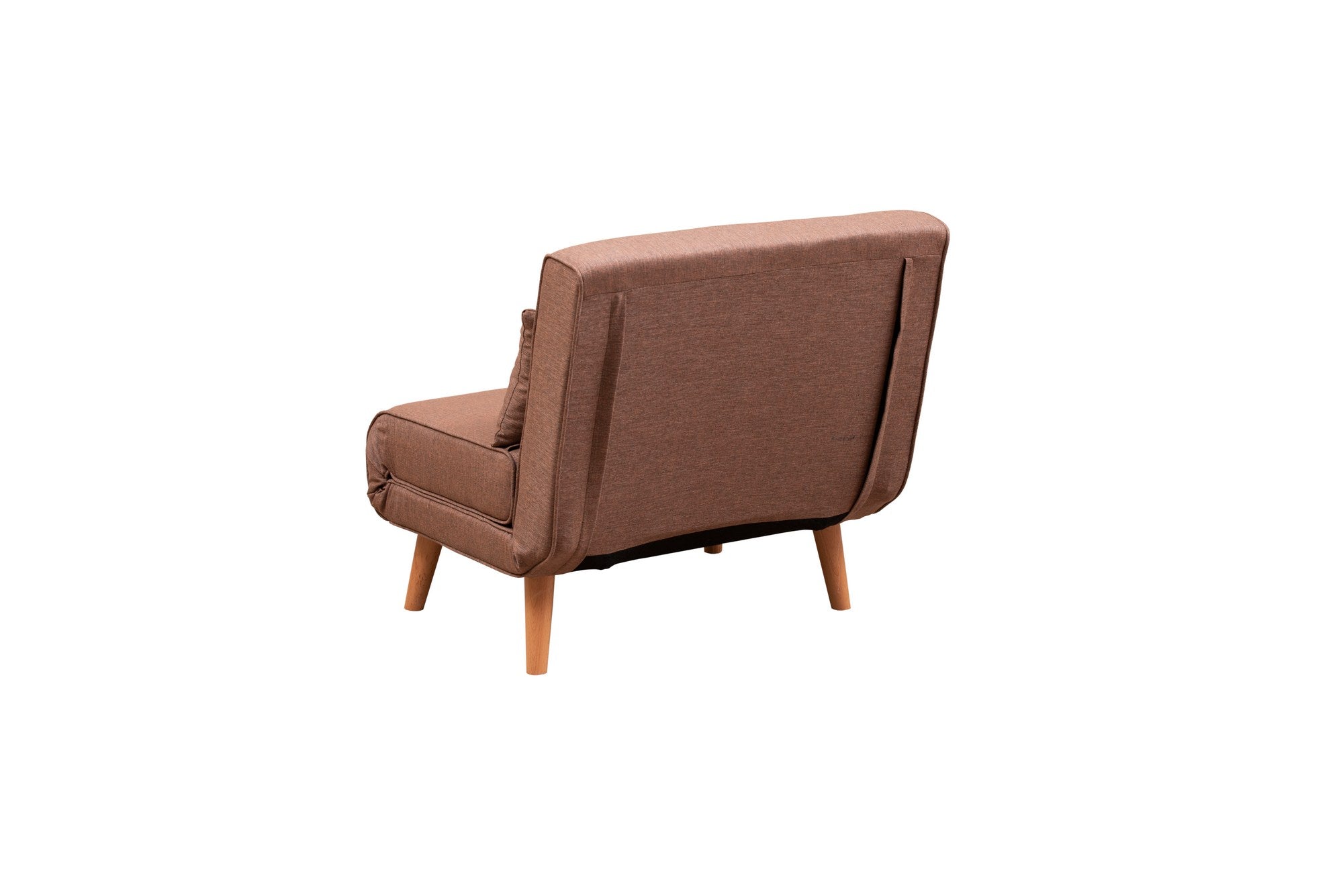 Folde Single - Brown in Braun präsentiert im Onlineshop von KAQTU Design AG. Bettsofa ist von Atelier Del Sofa