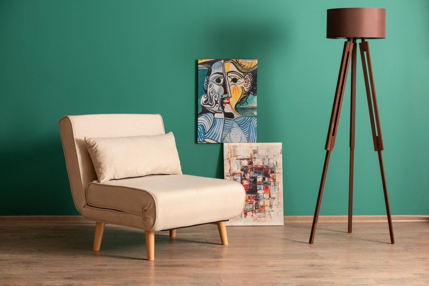 Folde Single - Cream in Sahne präsentiert im Onlineshop von KAQTU Design AG. Bettsofa ist von Atelier Del Sofa