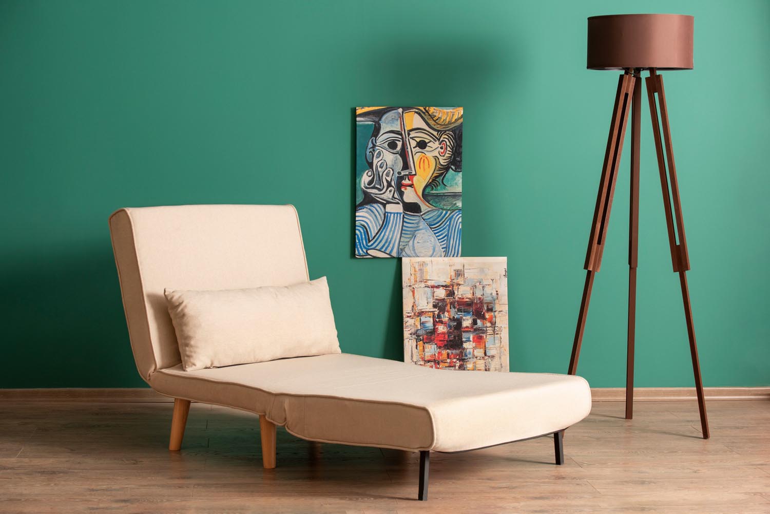 Folde Single - Cream in Sahne präsentiert im Onlineshop von KAQTU Design AG. Bettsofa ist von Atelier Del Sofa