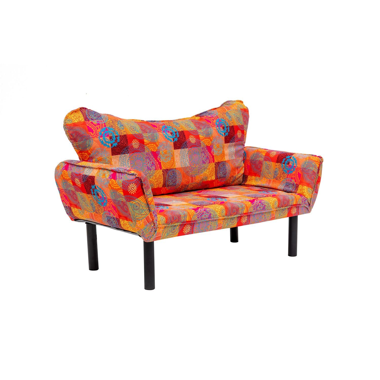 Chatto - Patchwork in Mehrfarbig präsentiert im Onlineshop von KAQTU Design AG. Bettsofa ist von Atelier Del Sofa