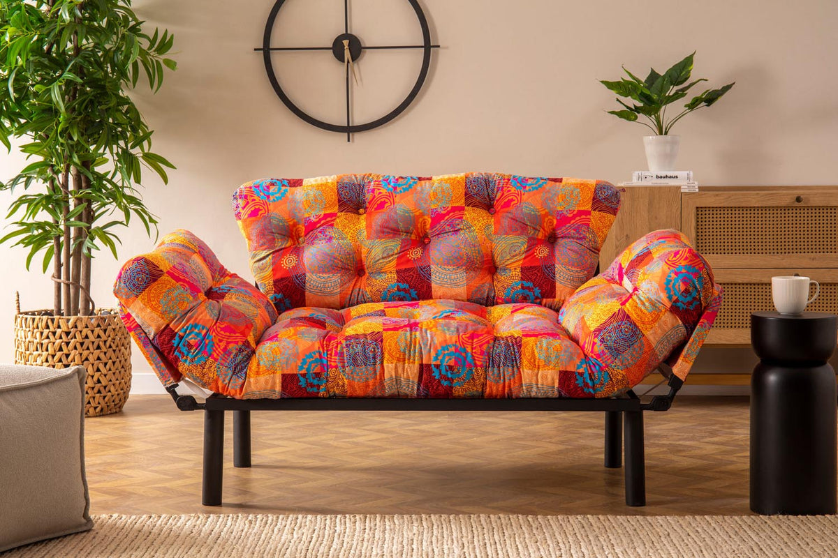 Nitta Bettsofa - Mehrfarbig in Mehrfarbig präsentiert im Onlineshop von KAQTU Design AG. Bettsofa ist von Atelier Del Sofa