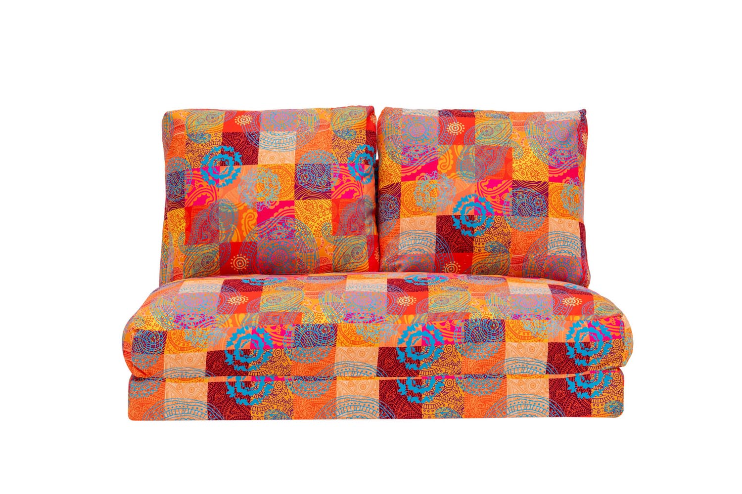 Taida - Patchwork in Mehrfarbig präsentiert im Onlineshop von KAQTU Design AG. Bettsofa ist von Atelier Del Sofa