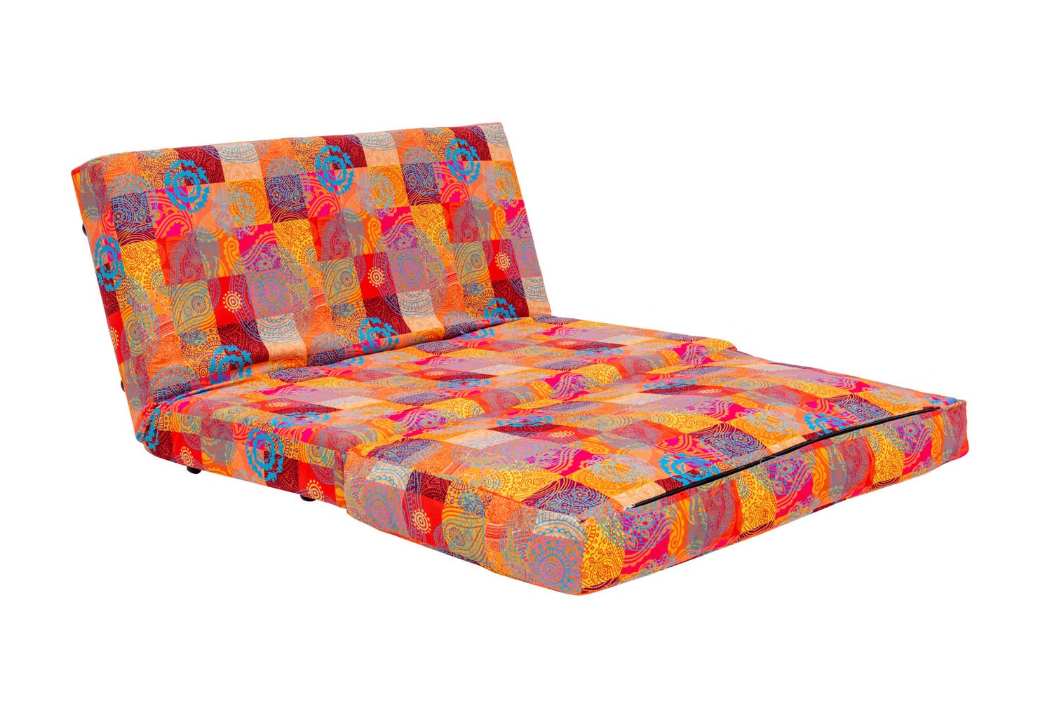 Taida - Patchwork in Mehrfarbig präsentiert im Onlineshop von KAQTU Design AG. Bettsofa ist von Atelier Del Sofa