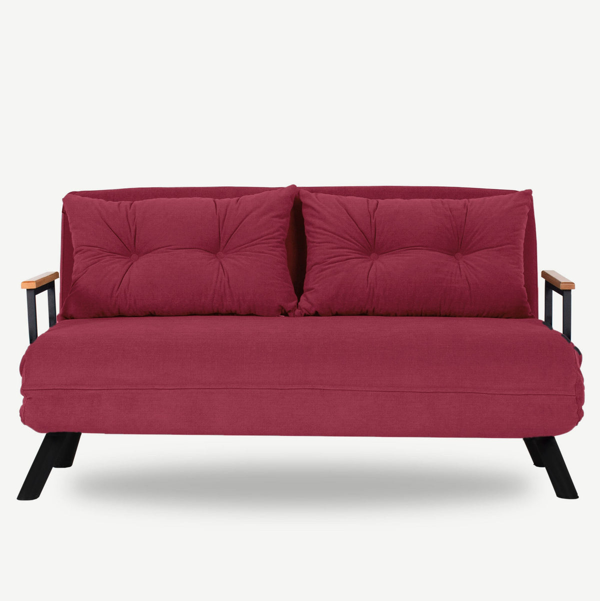 Sando 2 Bettsofa - Maroons in Maroons präsentiert im Onlineshop von KAQTU Design AG. Bettsofa ist von Atelier Del Sofa