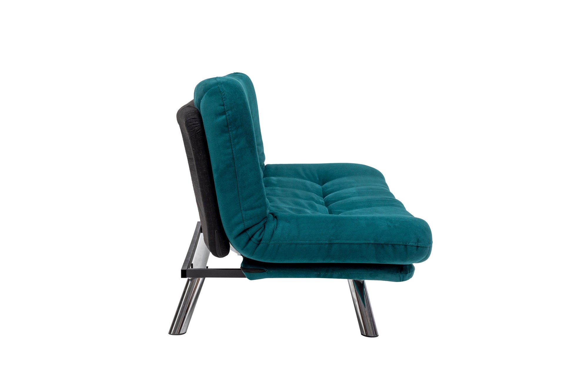Misa Small Sofabed - Petrol Green in Petrolgrün präsentiert im Onlineshop von KAQTU Design AG. Bettsofa ist von Atelier Del Sofa