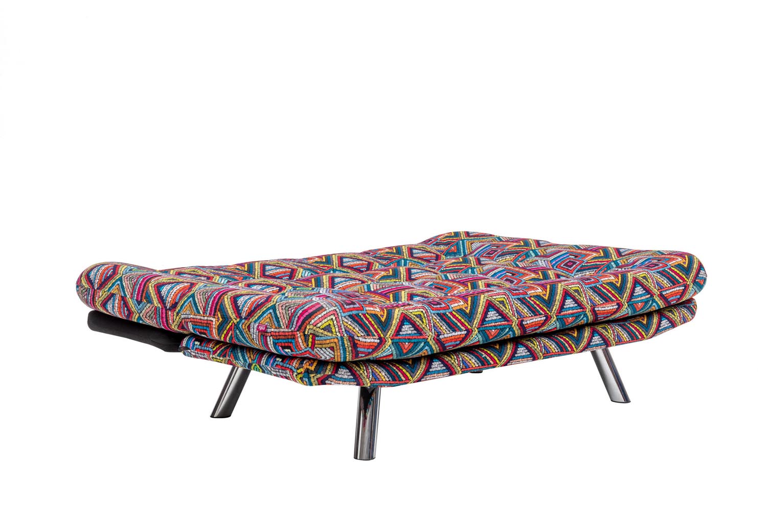 Misa Small Sofabed - Patchwork in Mehrfarbig präsentiert im Onlineshop von KAQTU Design AG. Bettsofa ist von Atelier Del Sofa